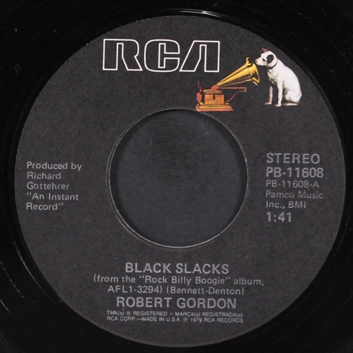 black slacks / walk on by by ROBERT GORDON