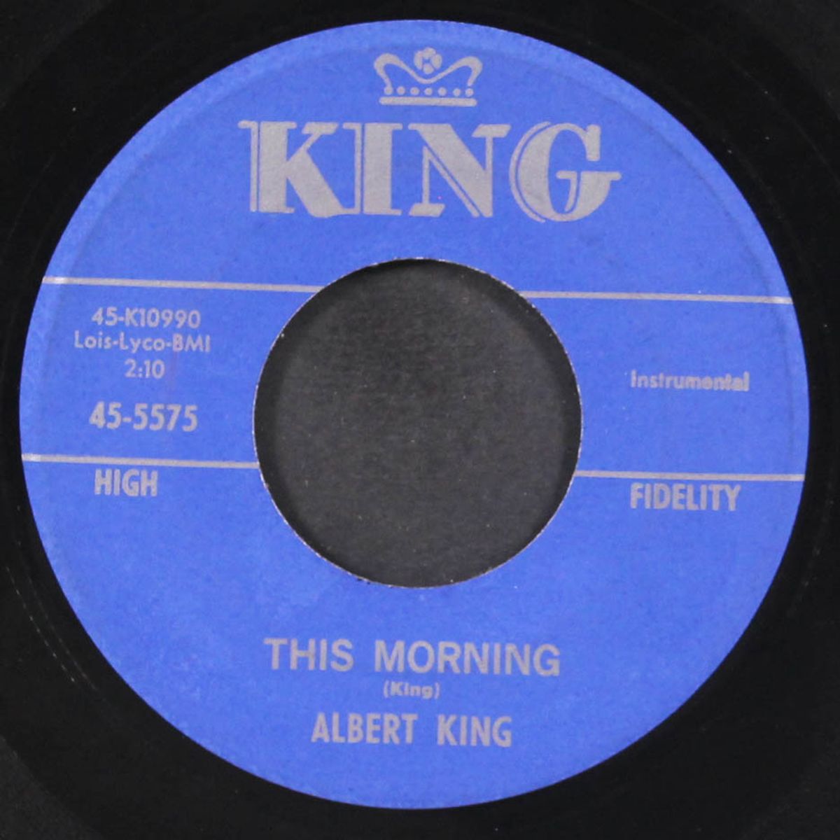 don't throw your love on me so strong / this morning by ALBERT KING