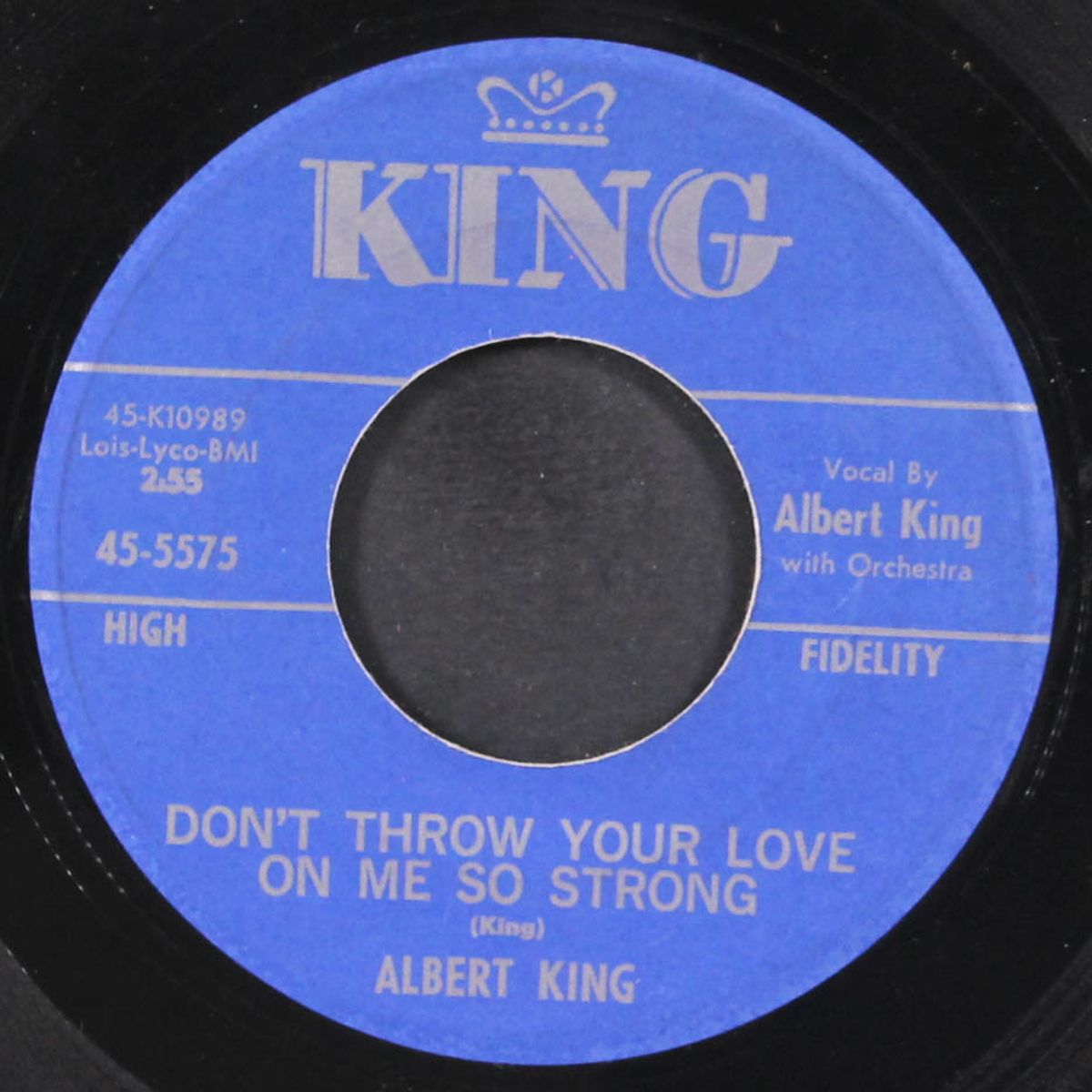 don't throw your love on me so strong / this morning by ALBERT KING