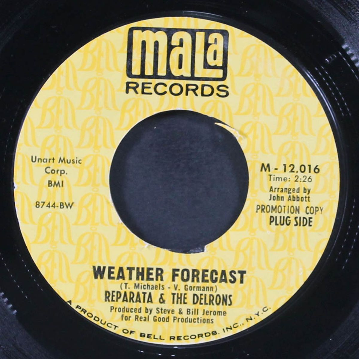 weather forecast / you can't change a young boy's mind by REPARATA & DELRONS