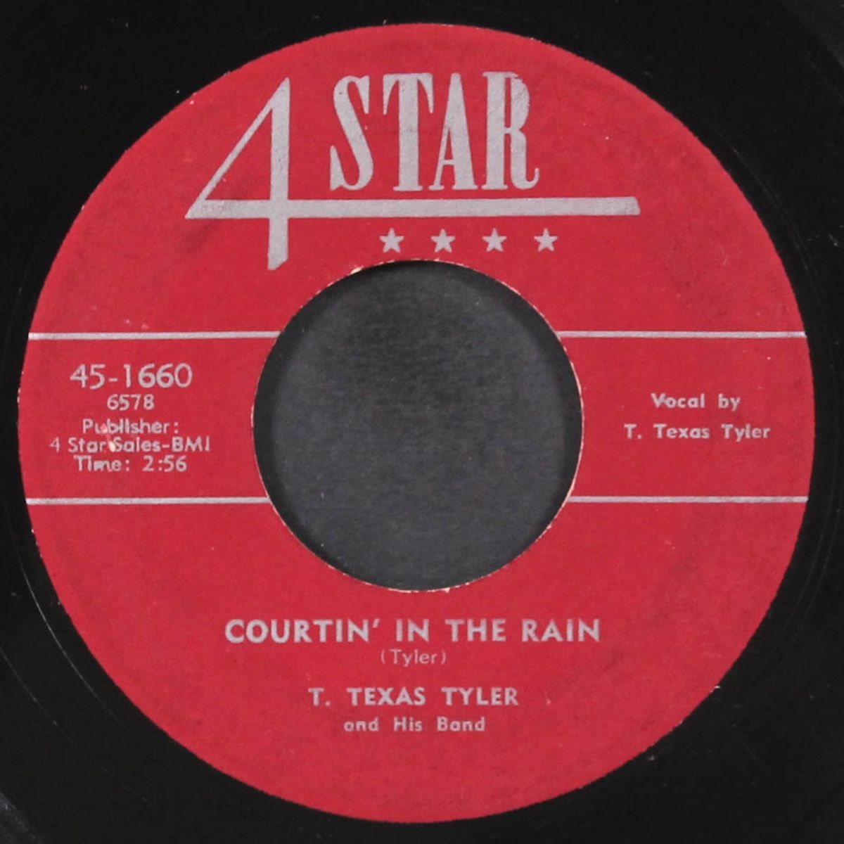 courtin' in the rain / old blue by T. TEXAS TYLER