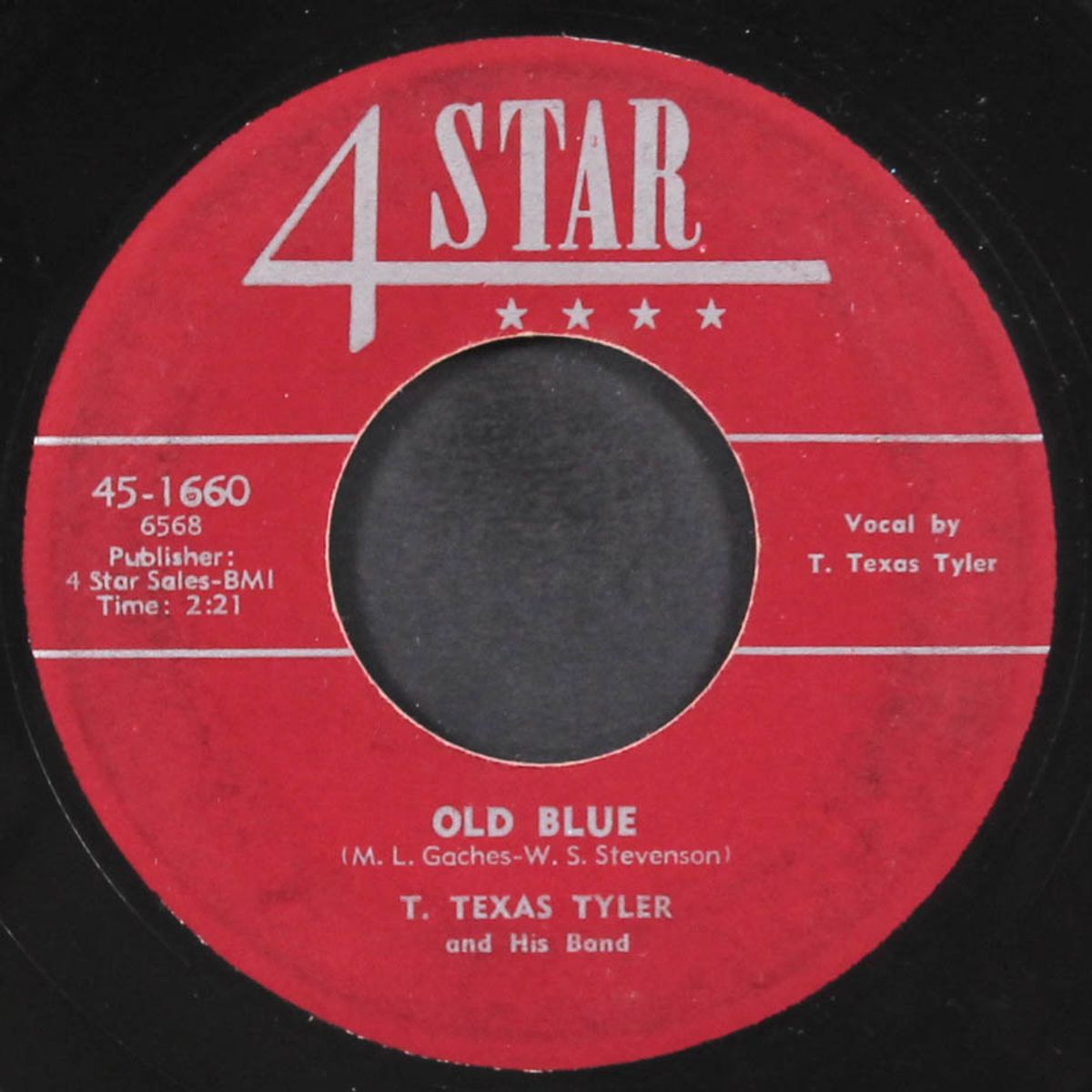 courtin' in the rain / old blue by T. TEXAS TYLER
