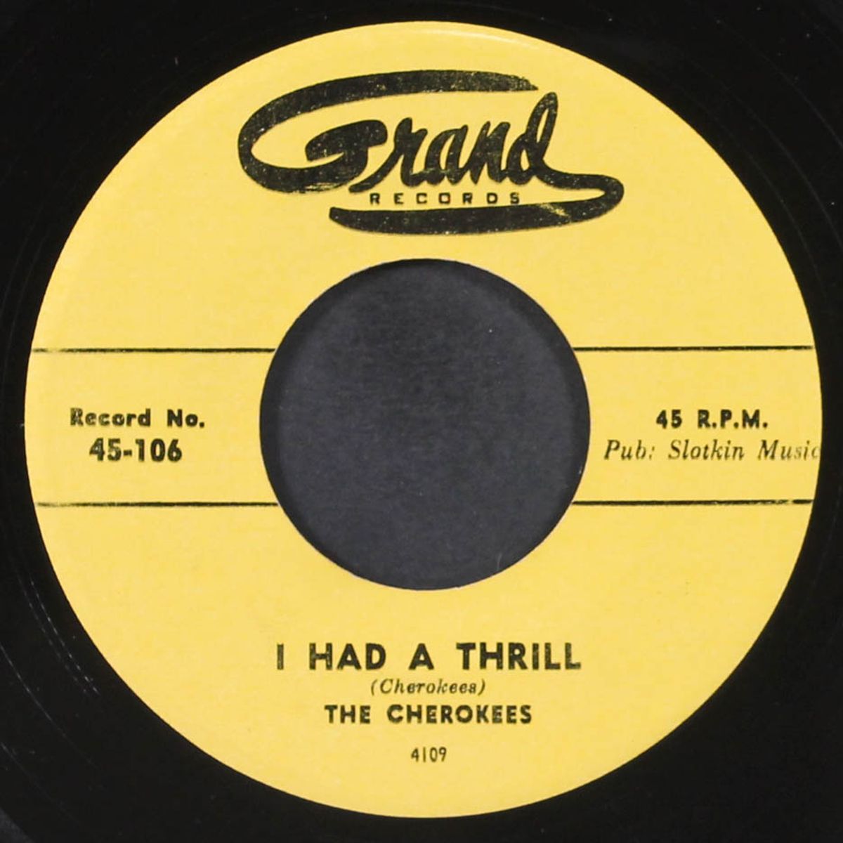 rainbow of love / i had a thrill by CHEROKEES