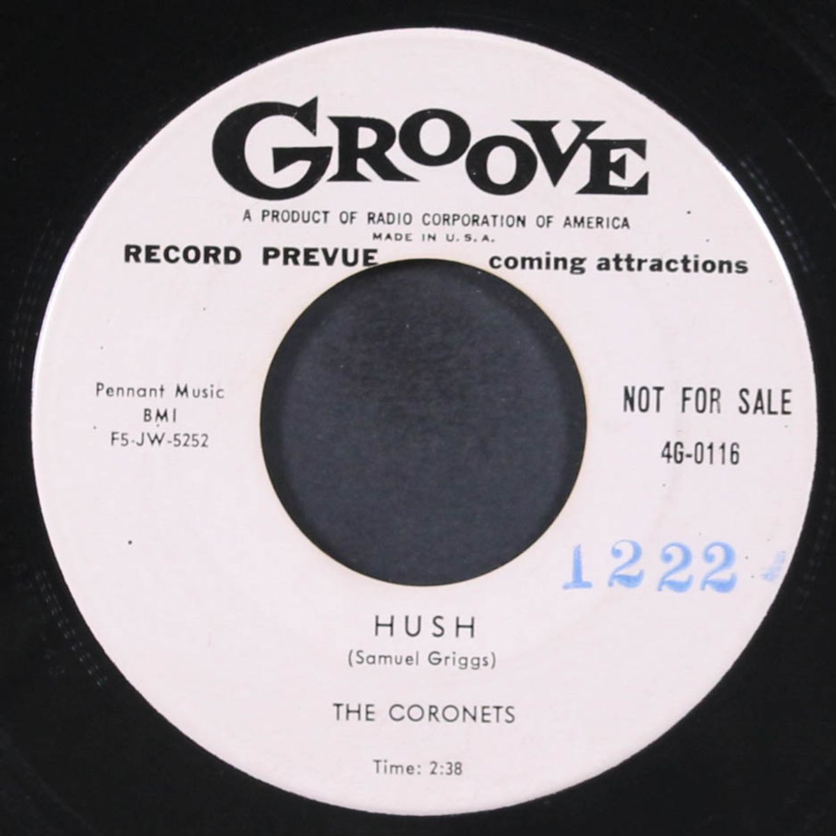 hush / the bible tells me so by CORONETS