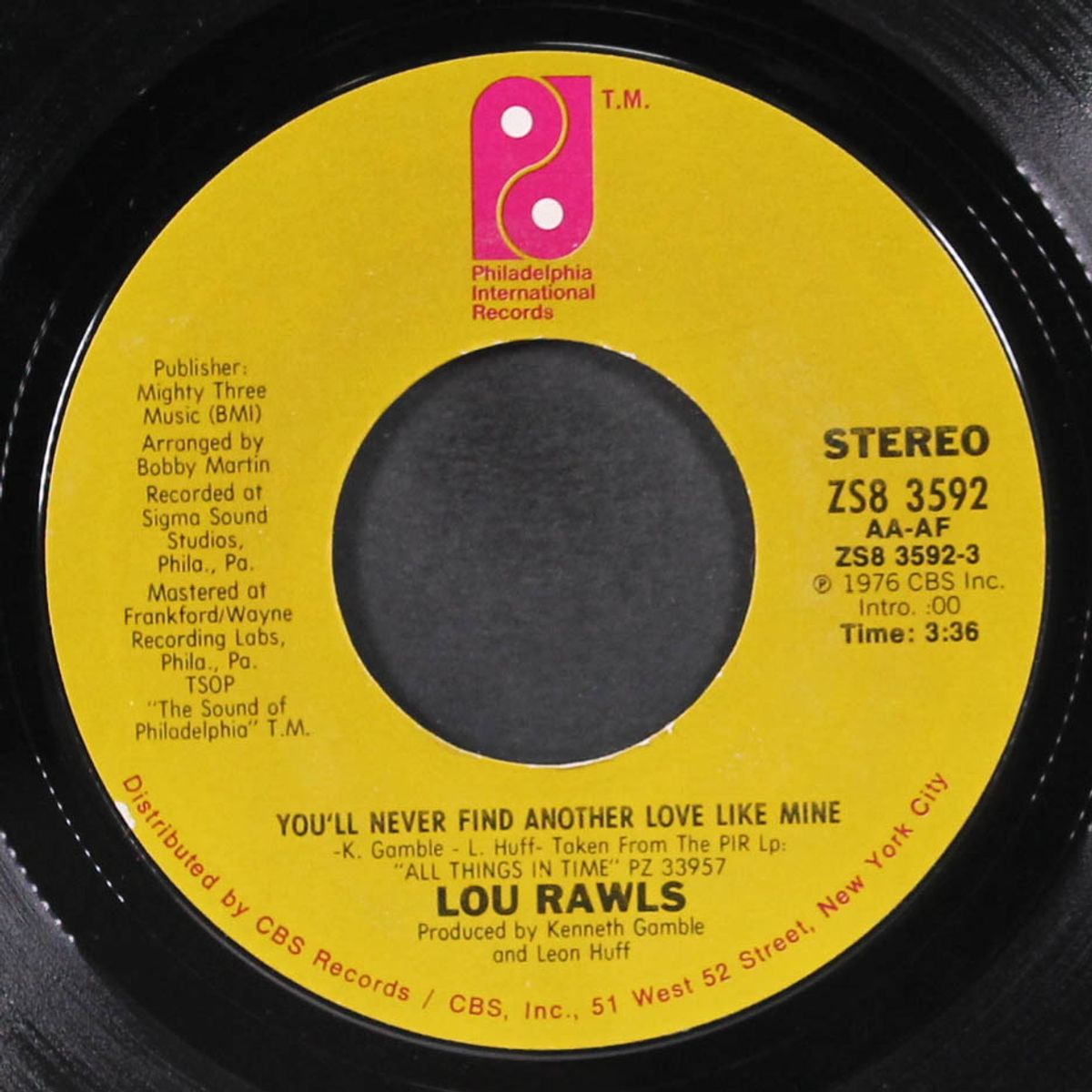 you'll never find another love like mine / let's fall in love all over by LOU RAWLS