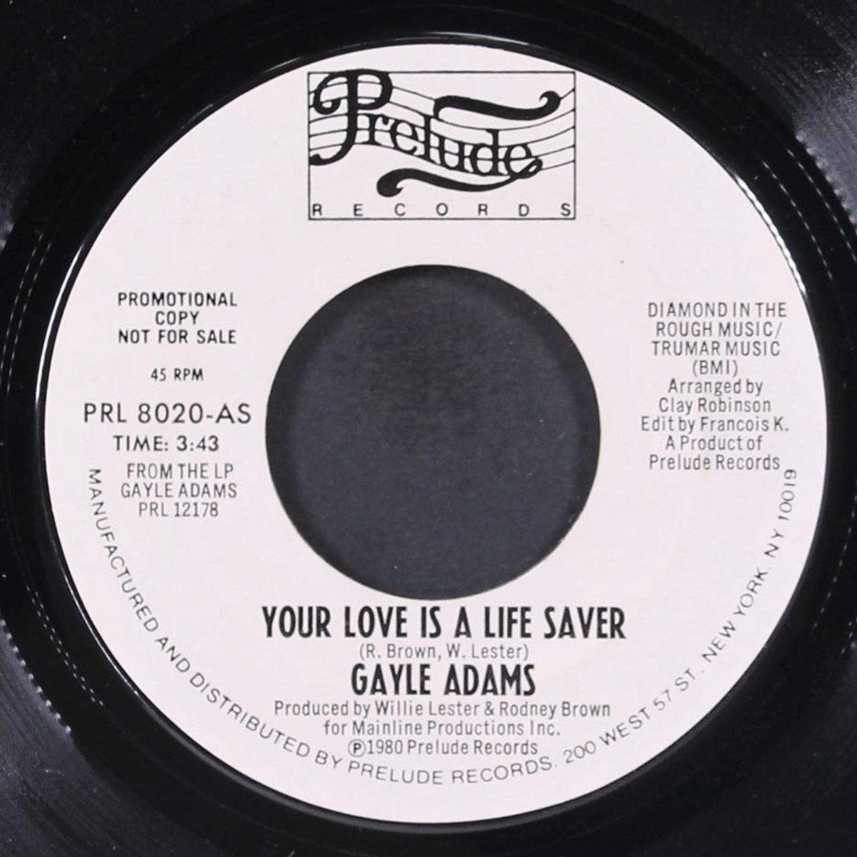 your love is a life saver / same by GAYLE ADAMS