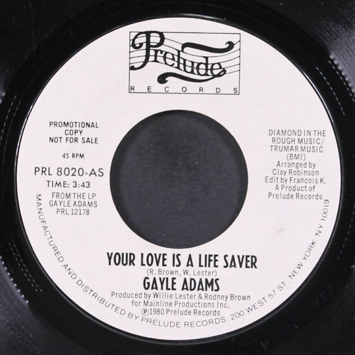 your love is a life saver / same by GAYLE ADAMS