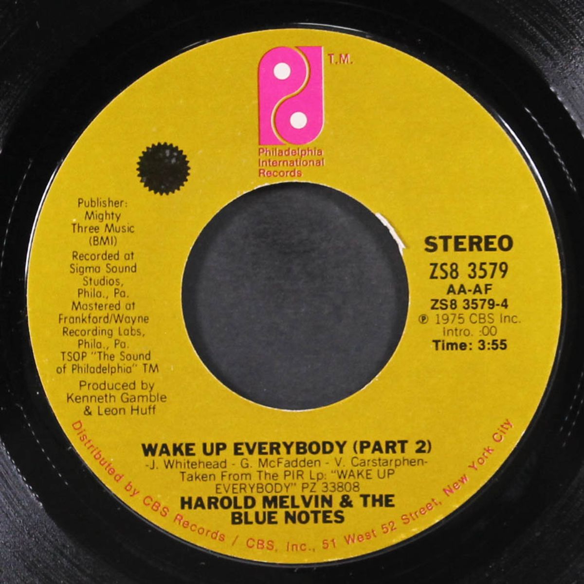 wake up everybody, part 1 / part 2 by HAROLD MELVIN & BLUENOTES
