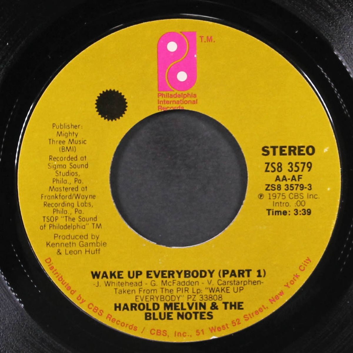 wake up everybody, part 1 / part 2 by HAROLD MELVIN & BLUENOTES
