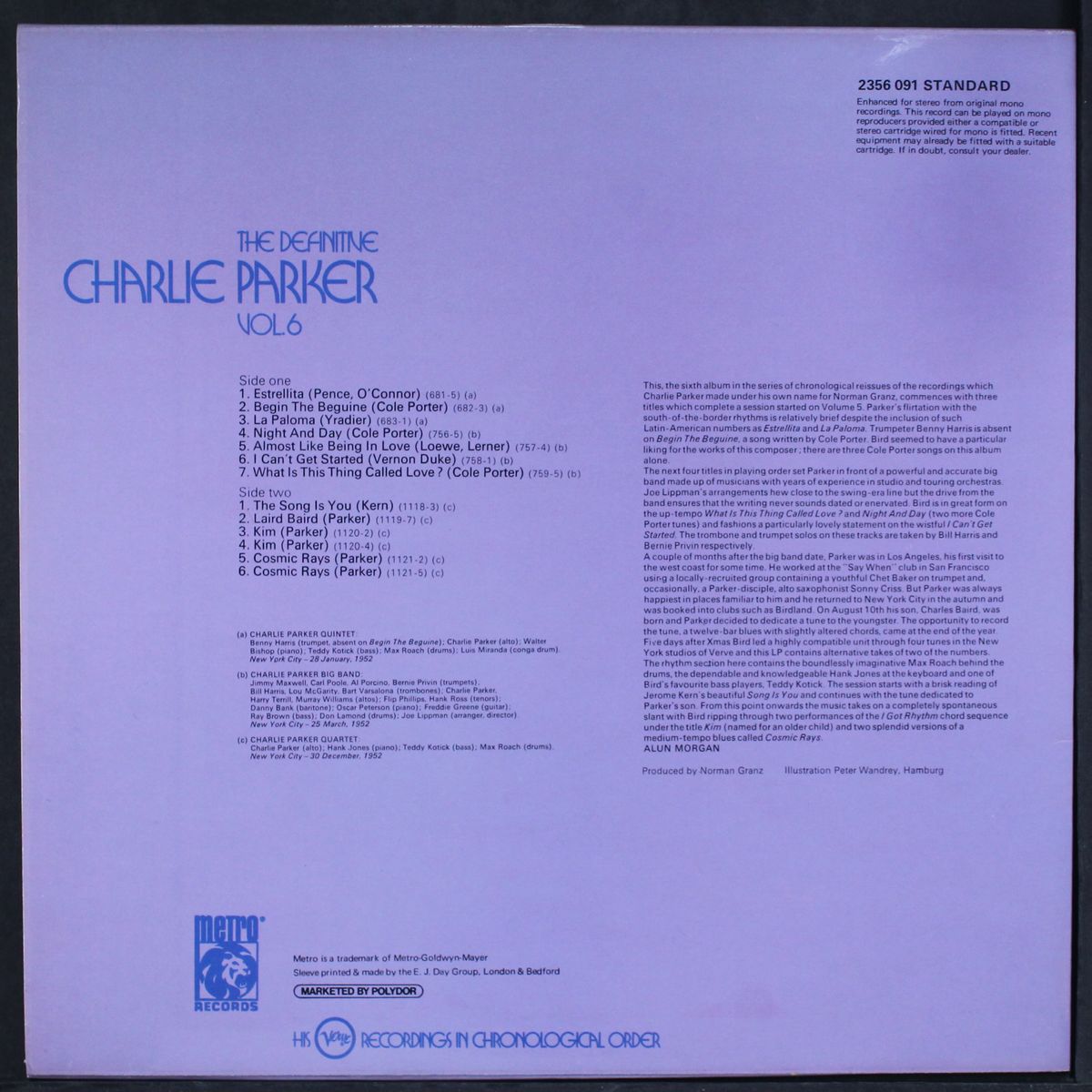 the definitive, vol. 6 by CHARLIE PARKER