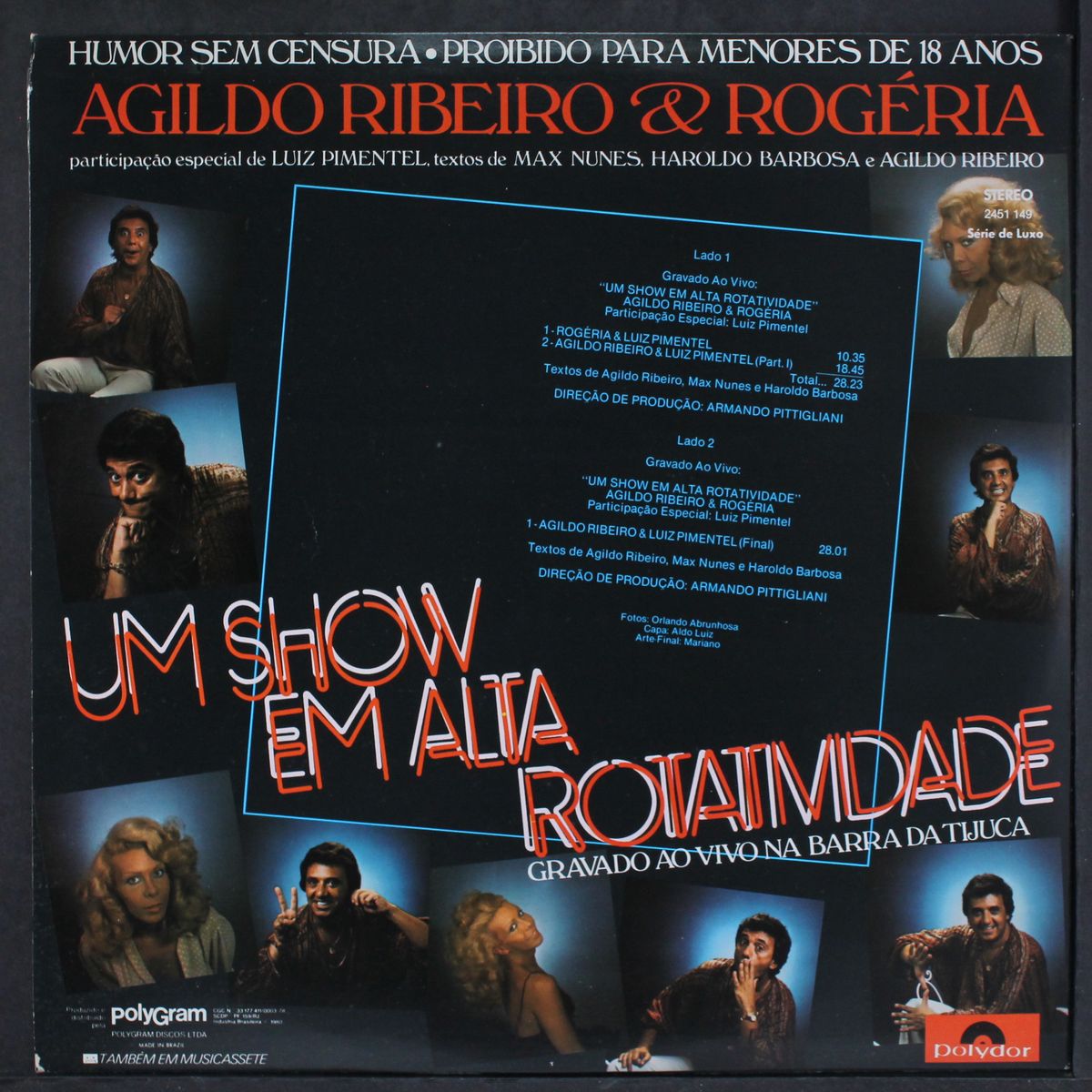 um show em alta rotatividade by AGILDO RIBEIRO & ROGERIA