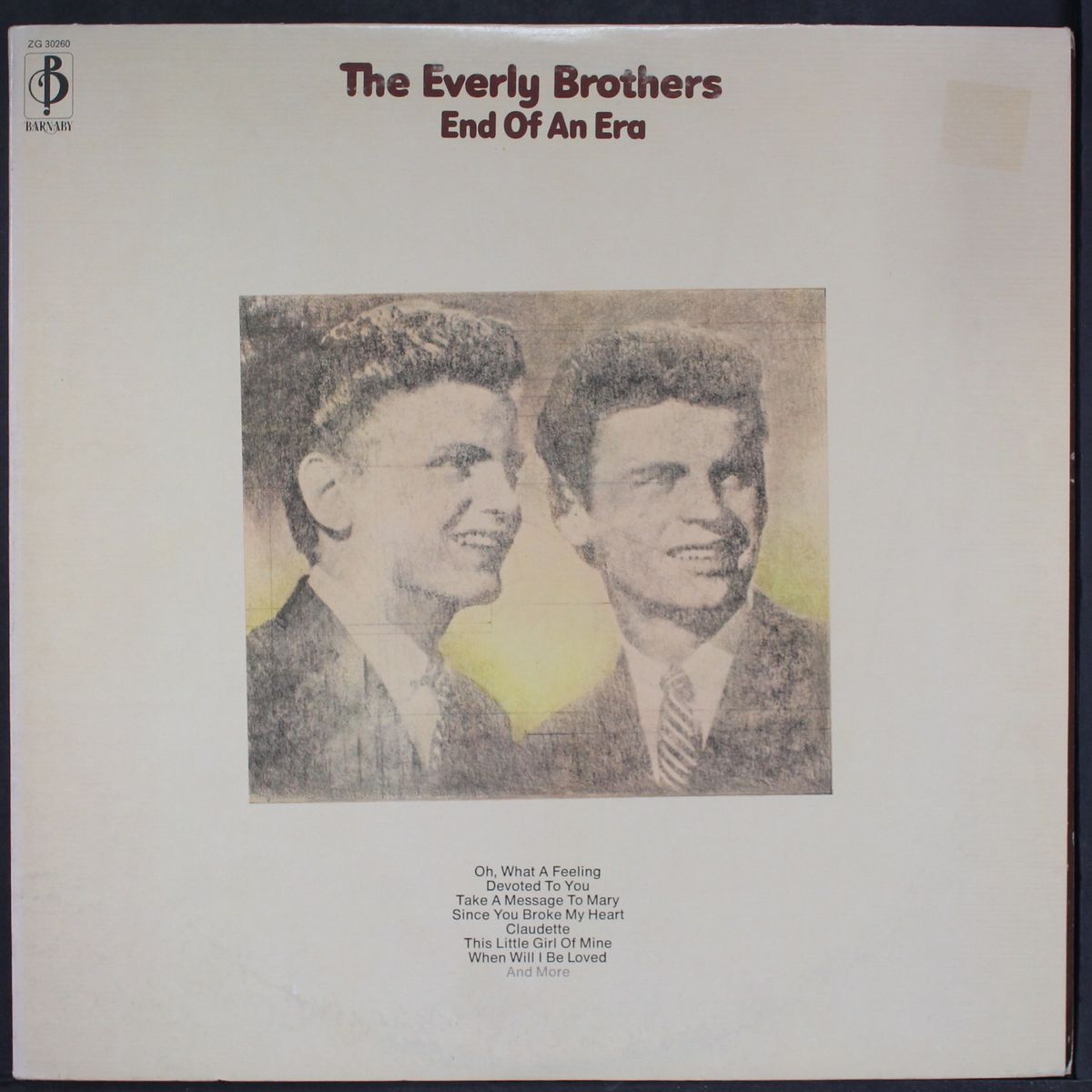 end of an era by EVERLY BROTHERS