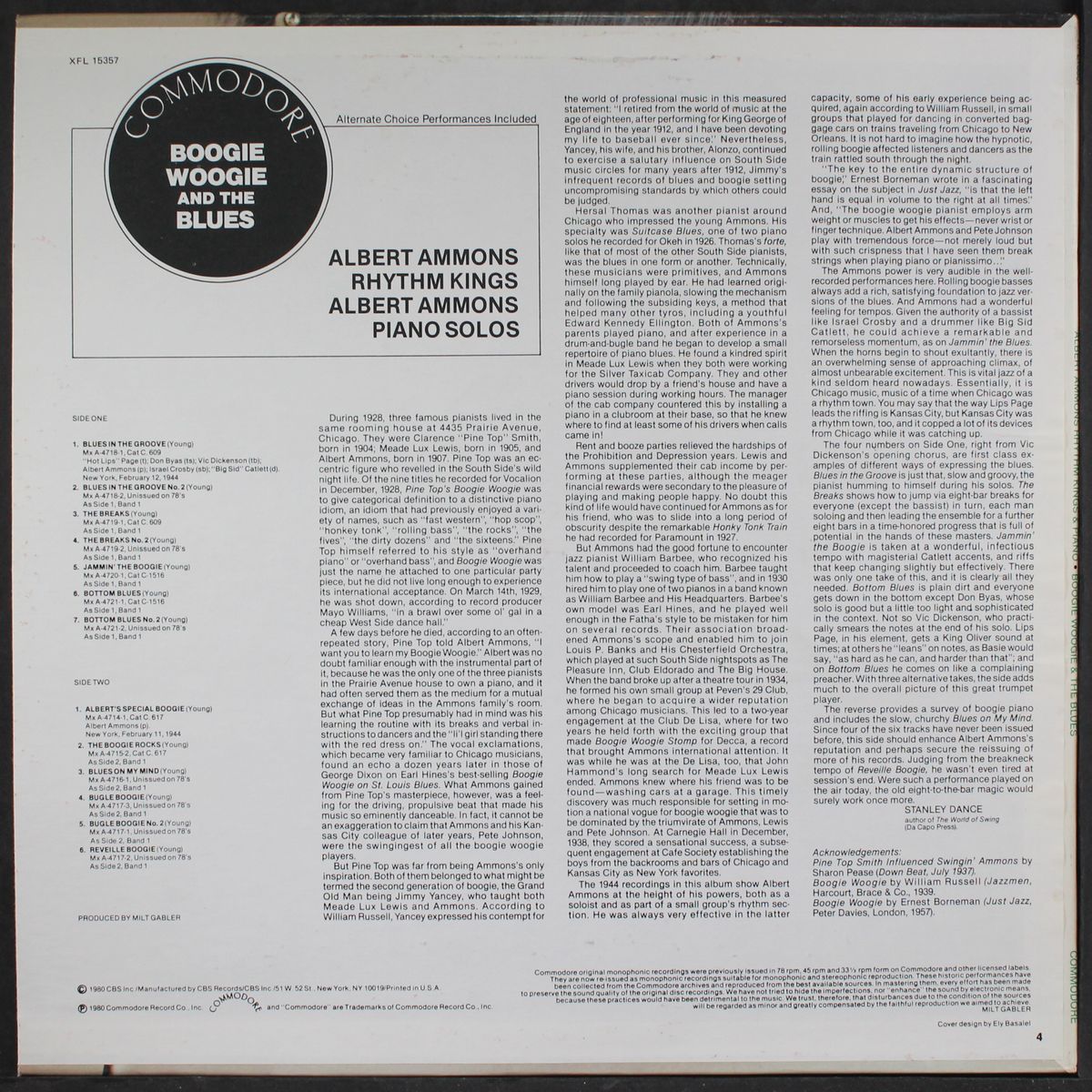 boogie woogie & the blues by ALBERT AMMONS