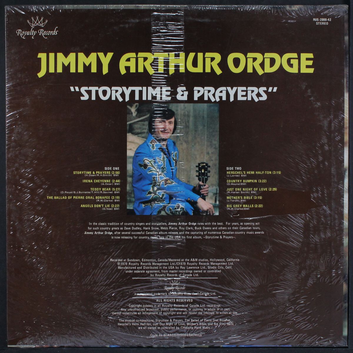 storytime & prayers by JIMMY ARTHUR ORDGE
