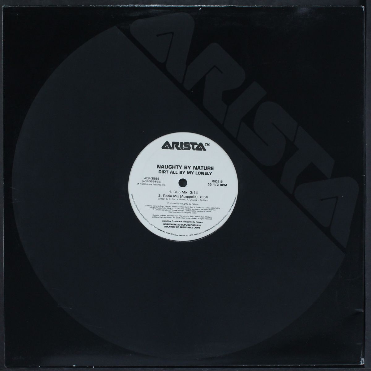 dirt all by my lonely (4 mixes) by NAUGHTY BY NATURE