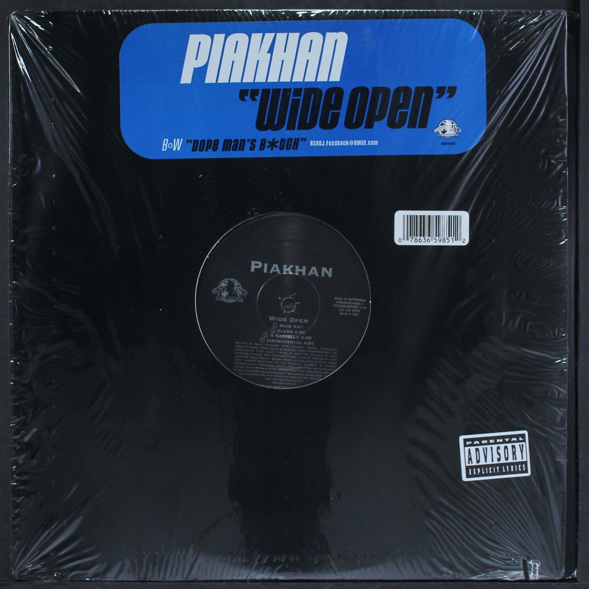 wide open / dope man's bitch by PIAKHAN
