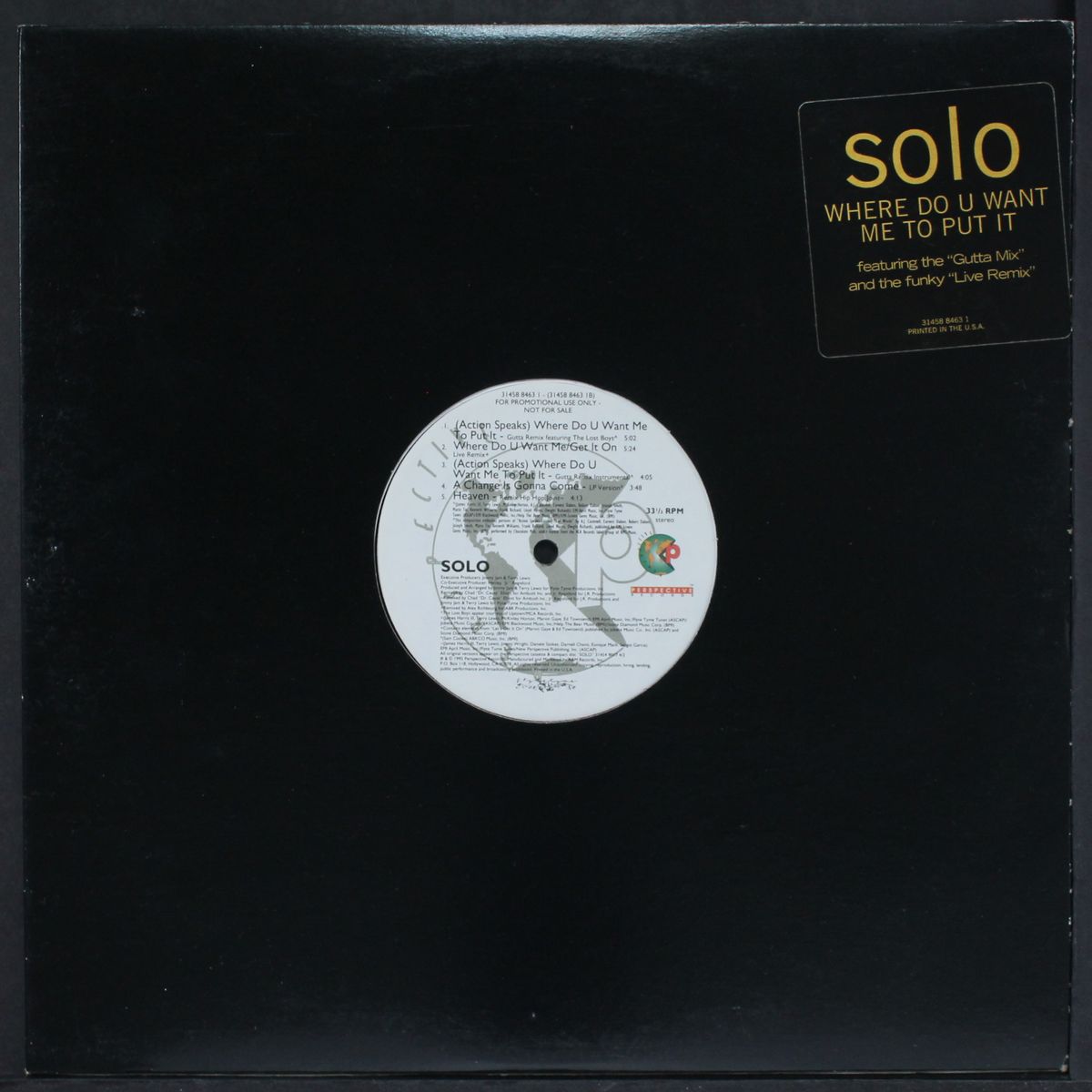 where do you want me to put it by SOLO