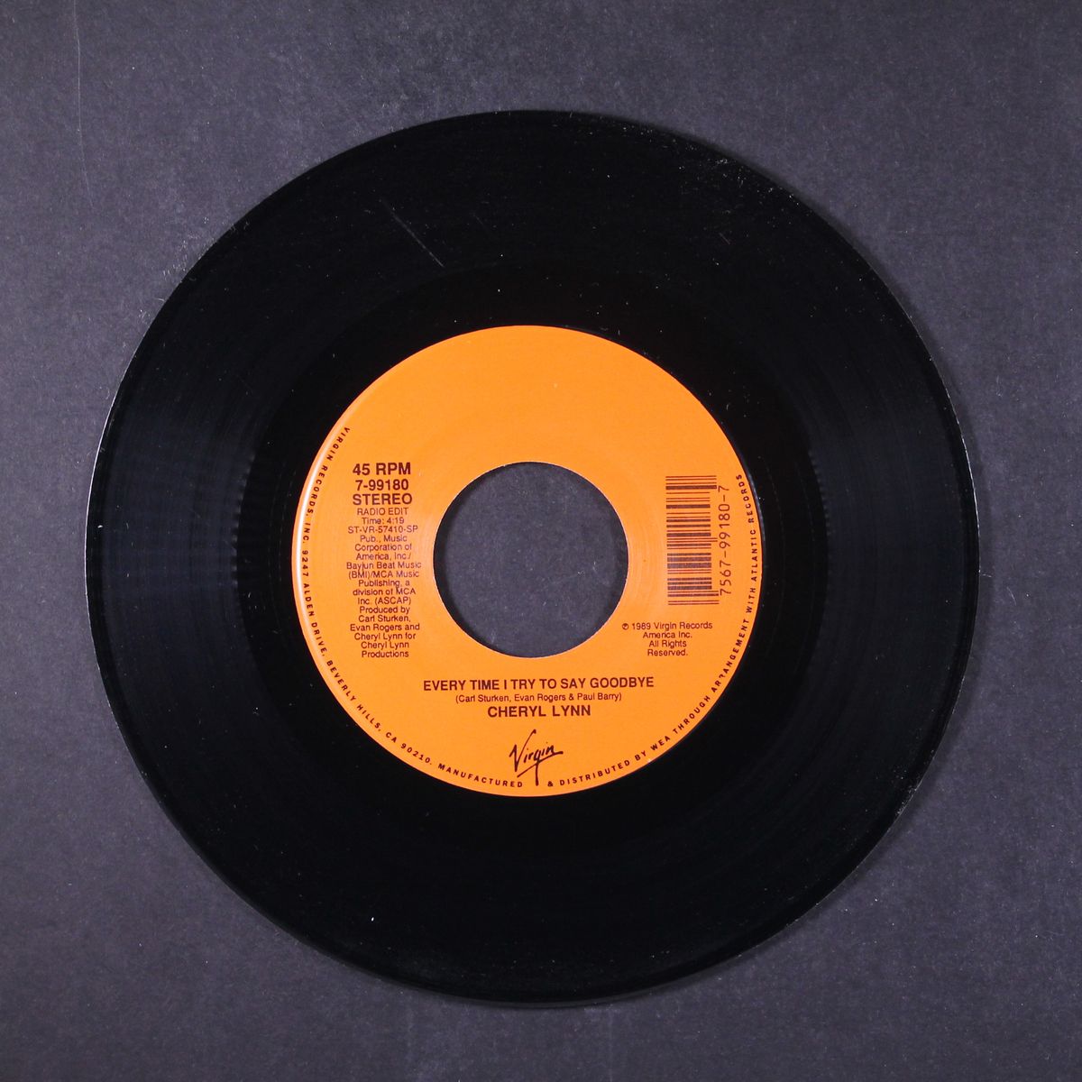every time i try to say goodbye by CHERYL LYNN