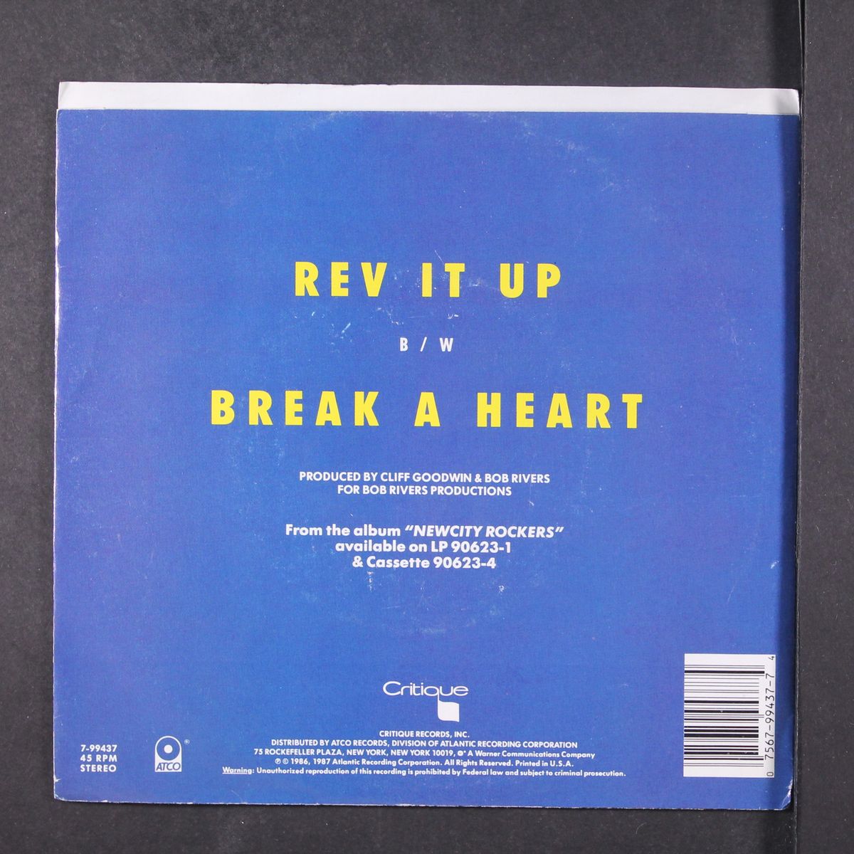 rev itup by NEWCITY ROCKERS
