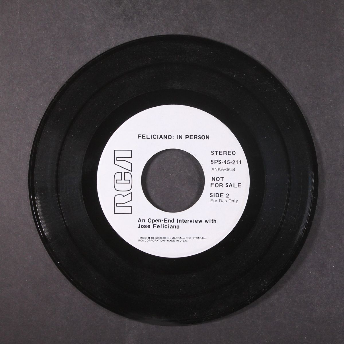 in person by JOSE FELICIANO