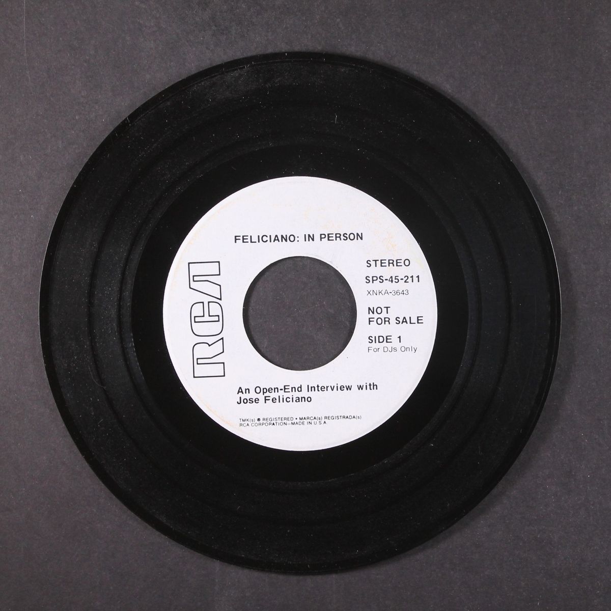 in person by JOSE FELICIANO