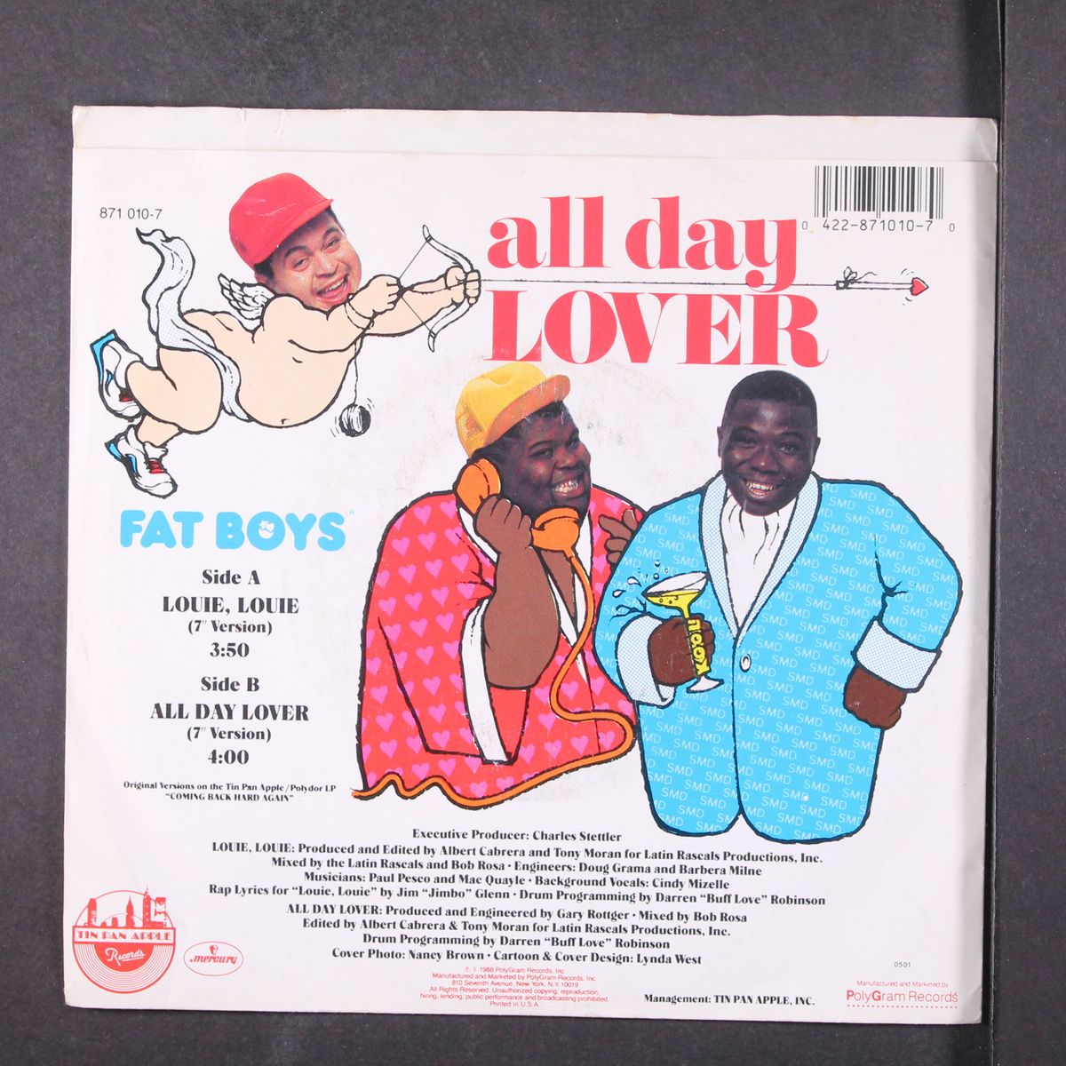 louie louie / all day over by FAT BOYS