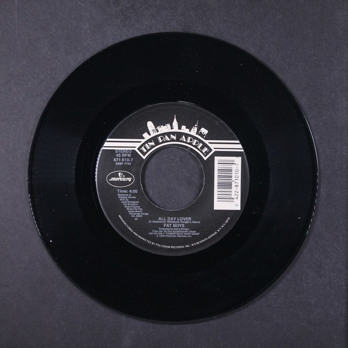 louie louie / all day over by FAT BOYS
