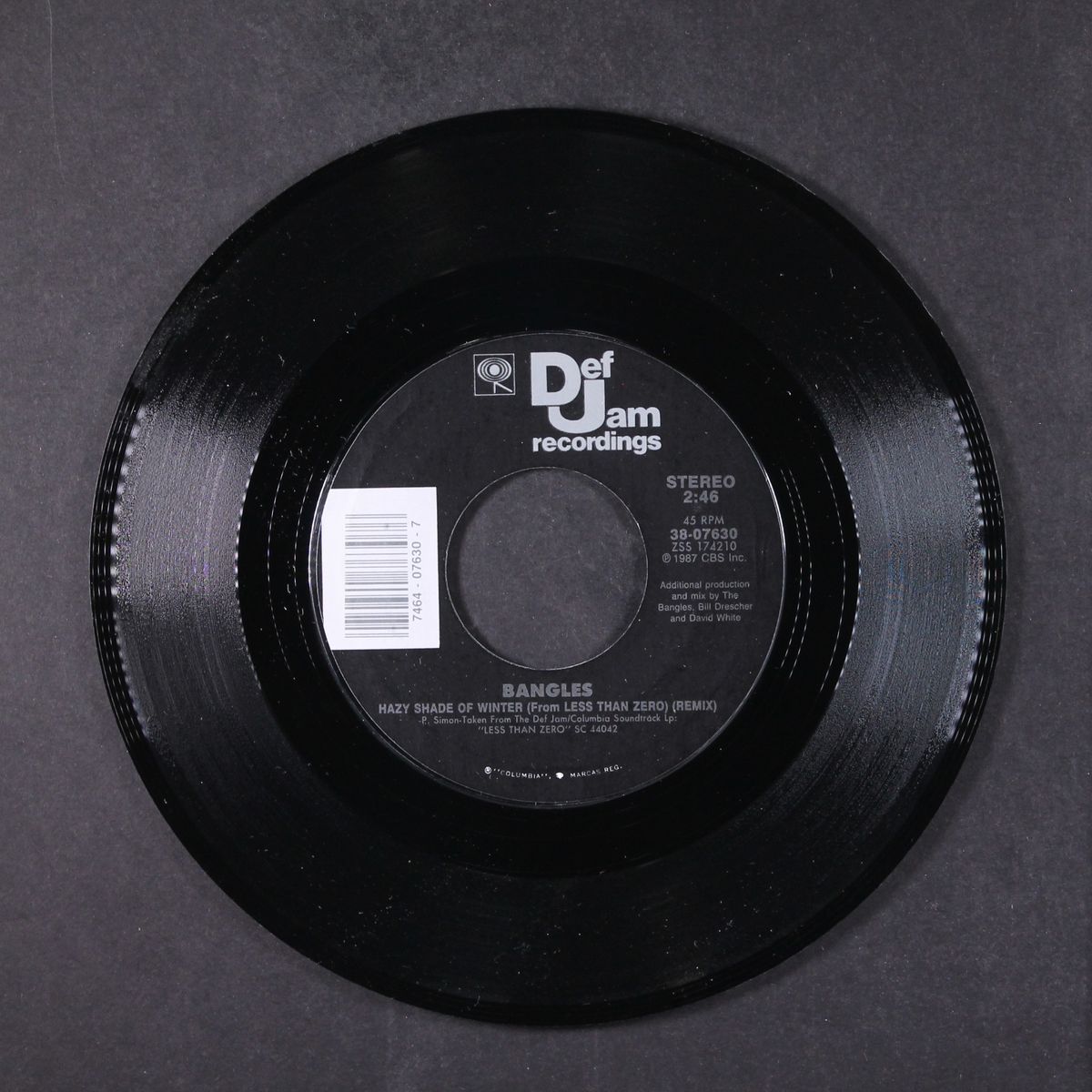 hazy shade of winter / she's lost you by BANGLES / JOAN JETT