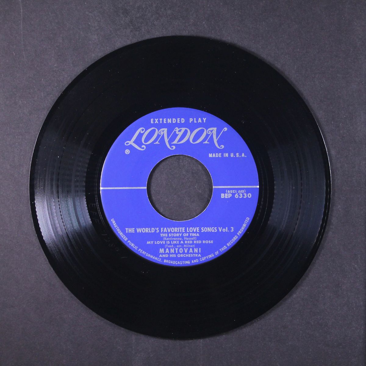 the world's favorite love songs, vol. 3 by MANTOVANI