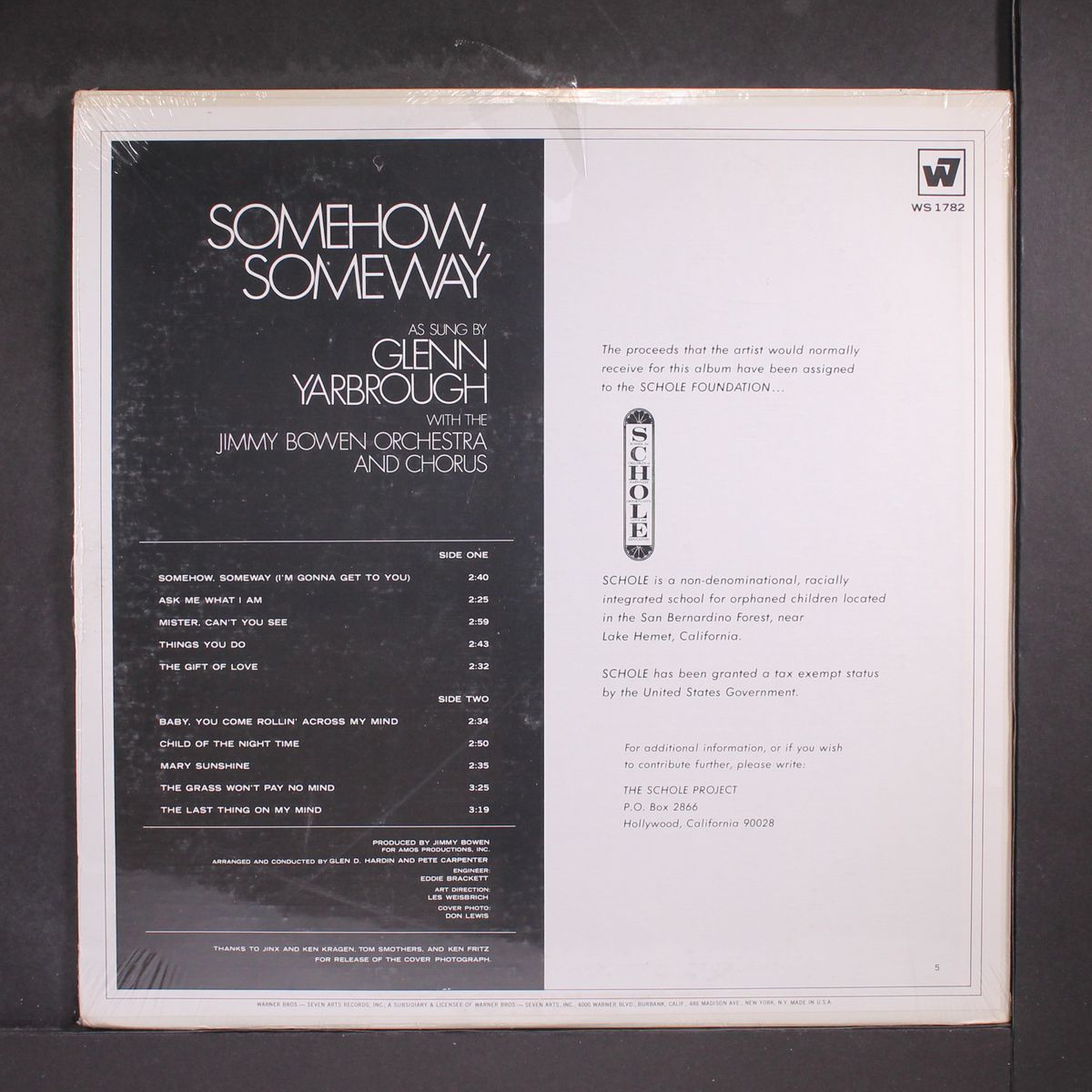 somehow, someway by GLENN YARBROUGH