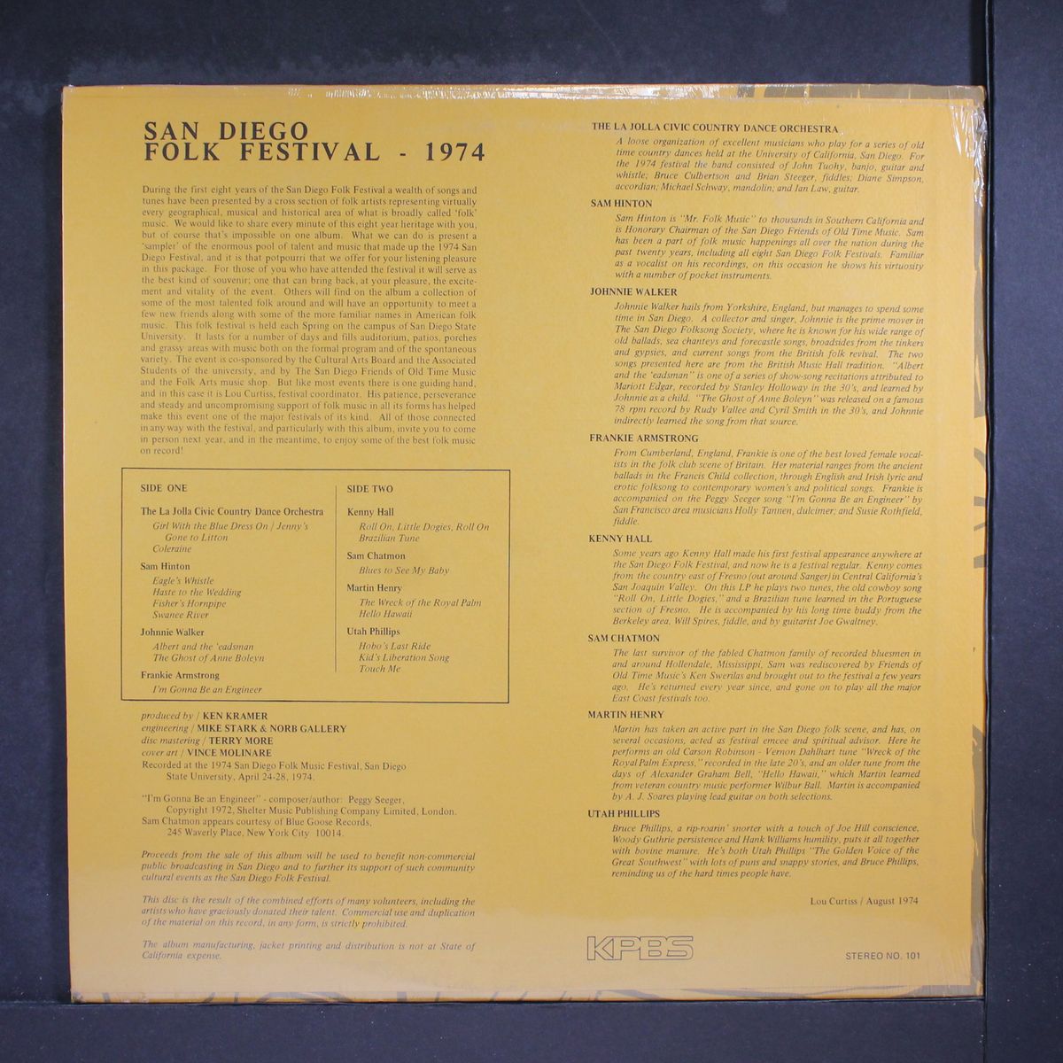 san diego folk festival '74 by VARIOUS