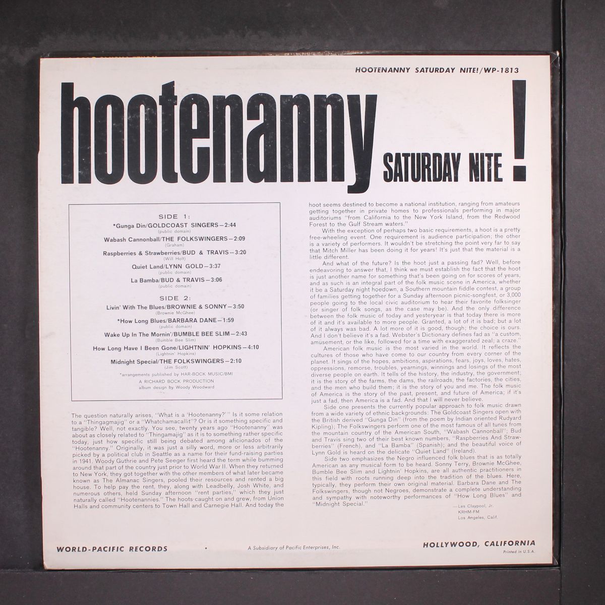 hootenanny saturday nite! by VARIOUS