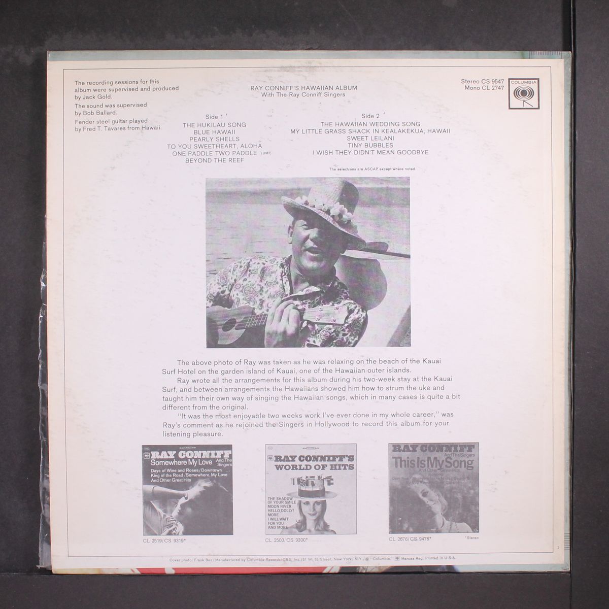 hawaiian album by RAY CONNIFF