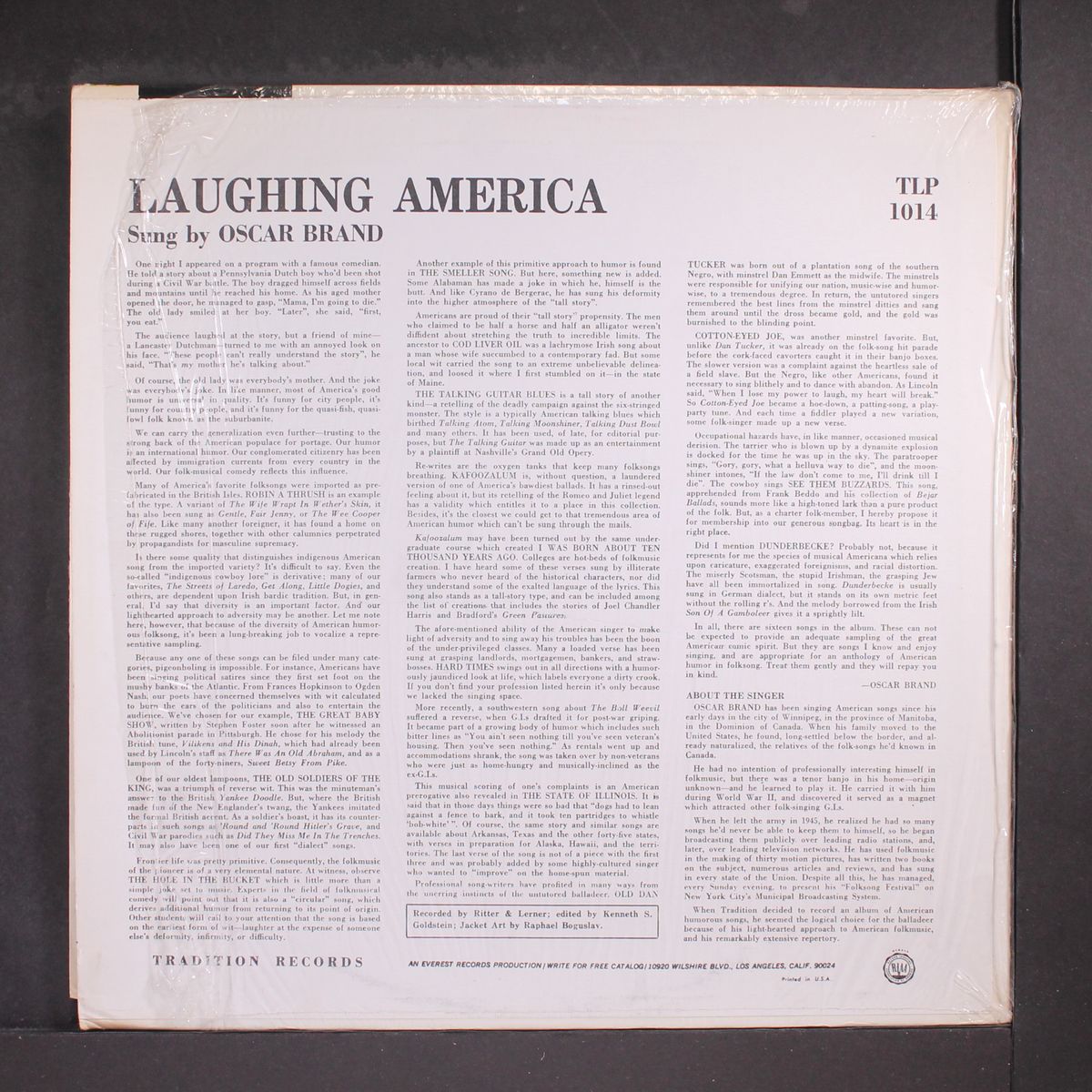 laughing america by OSCAR BRAND