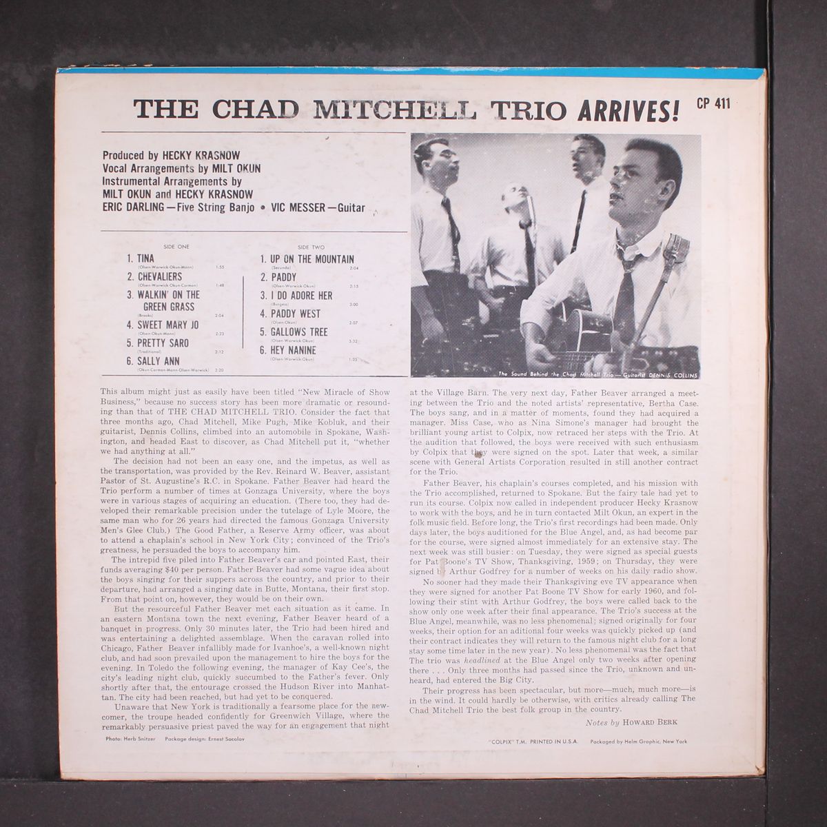 arrives by CHAD MITCHELL TRIO
