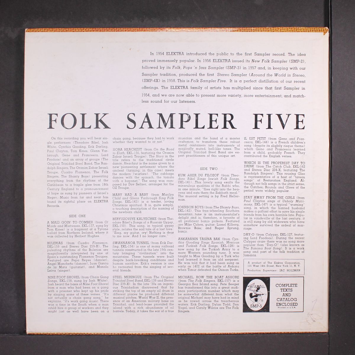 folk sampler five by VARIOUS