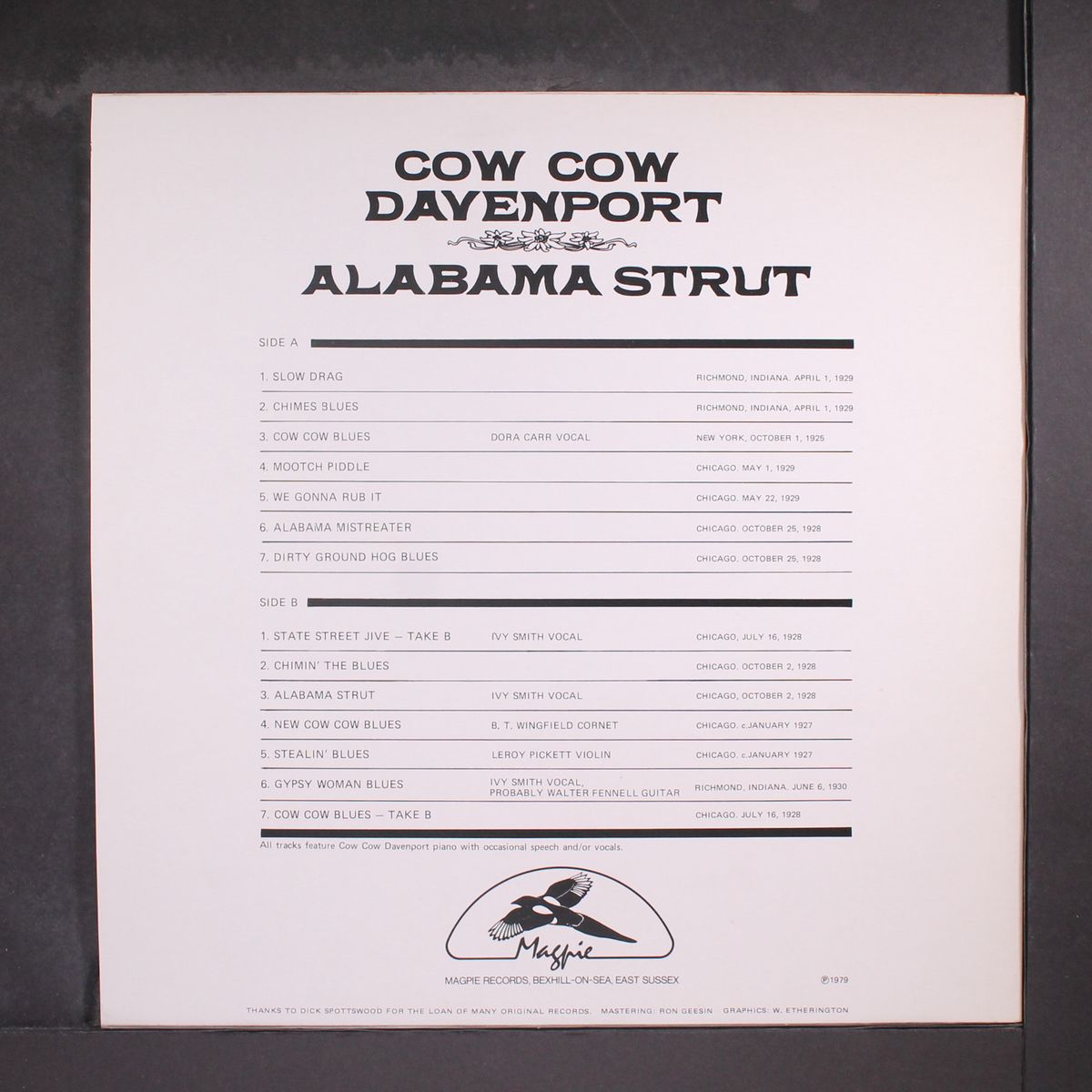 alabama strut by COW COW DAVENPORT