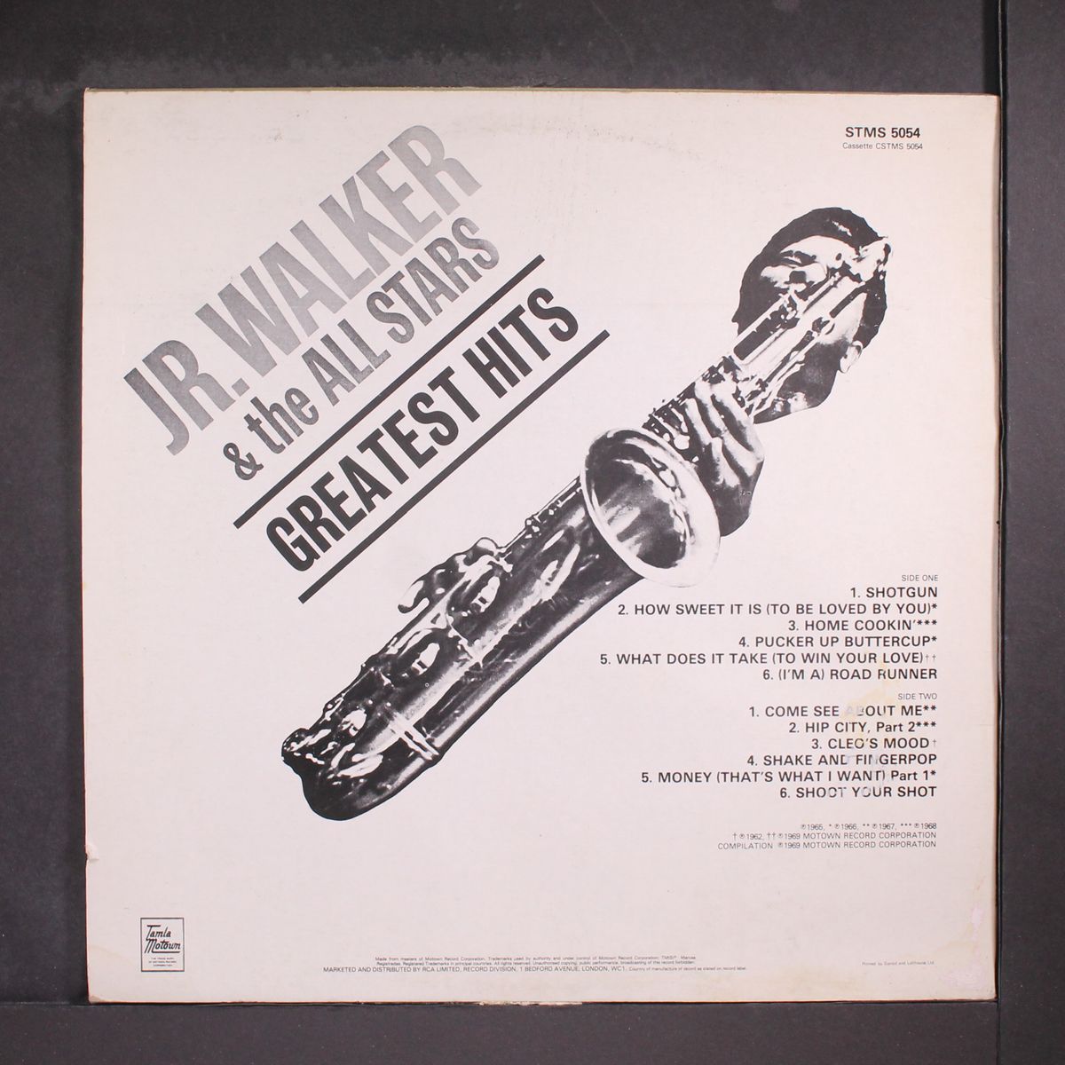 greatest hits by JR. WALKER & ALL STARS