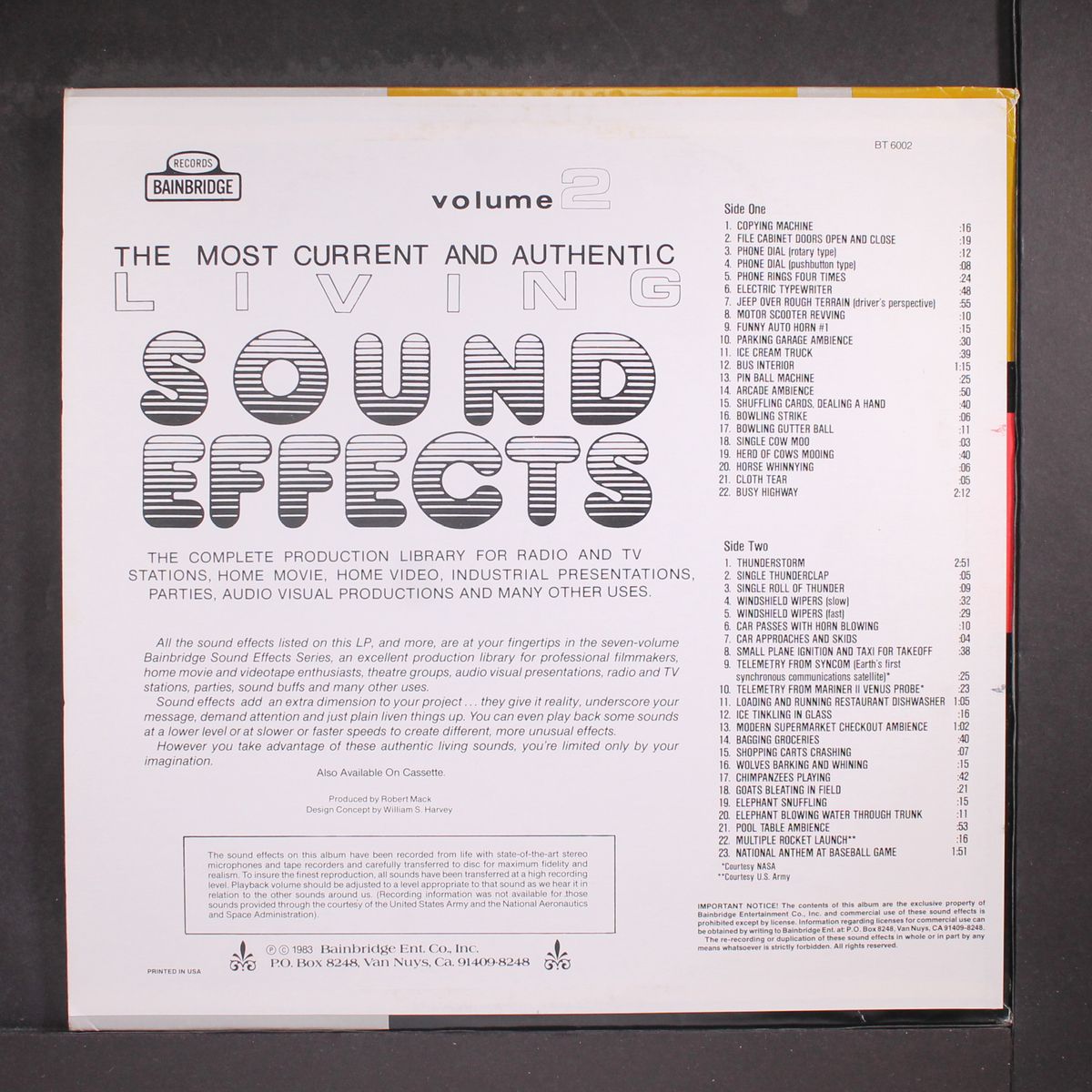 living sound effects vol. 2 by SOUND EFFECTS