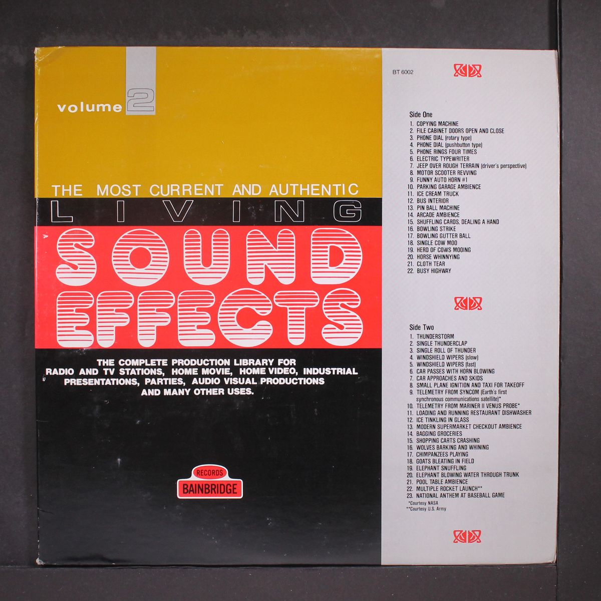 living sound effects vol. 2 by SOUND EFFECTS