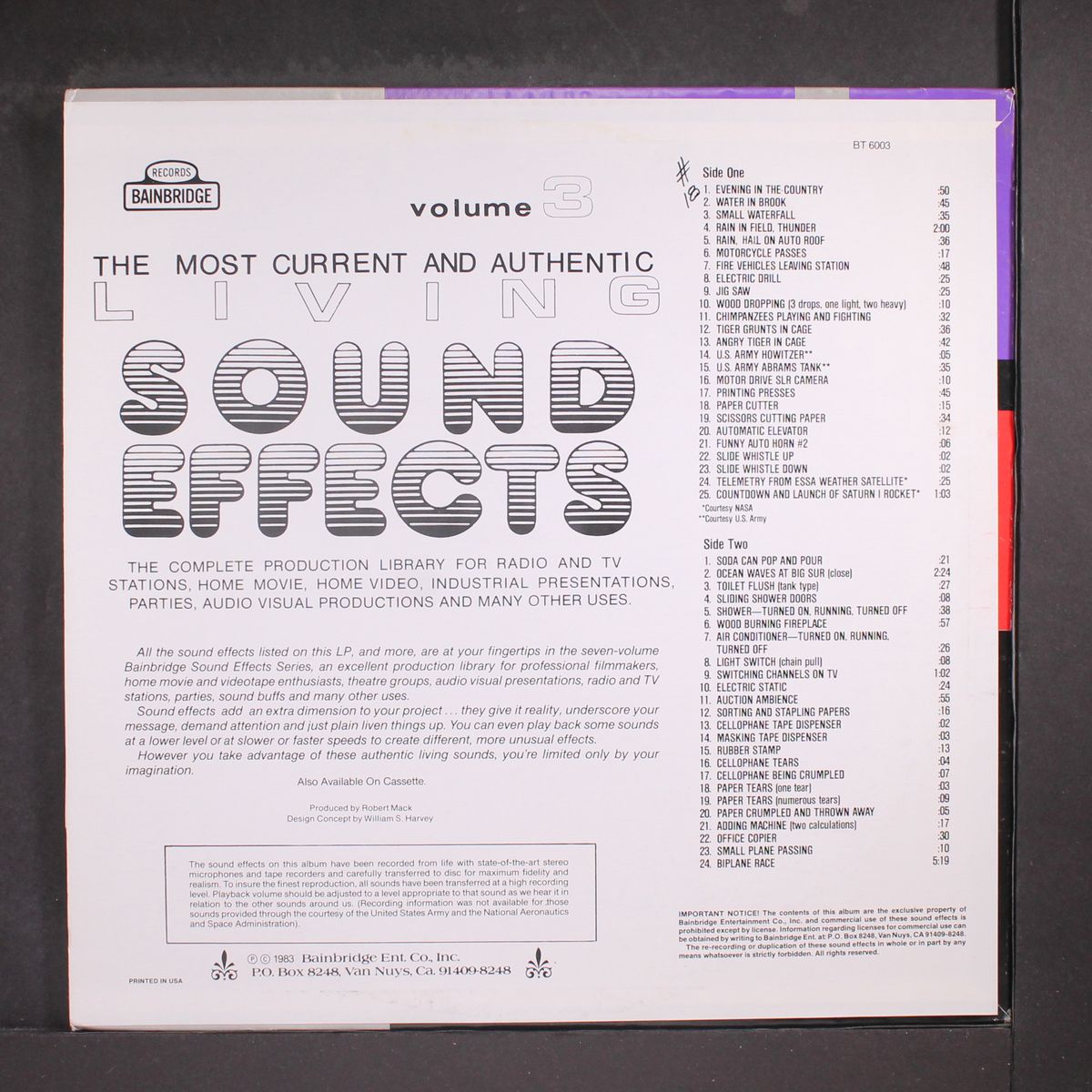 living sound effects vol. 3 by SOUND EFFECTS
