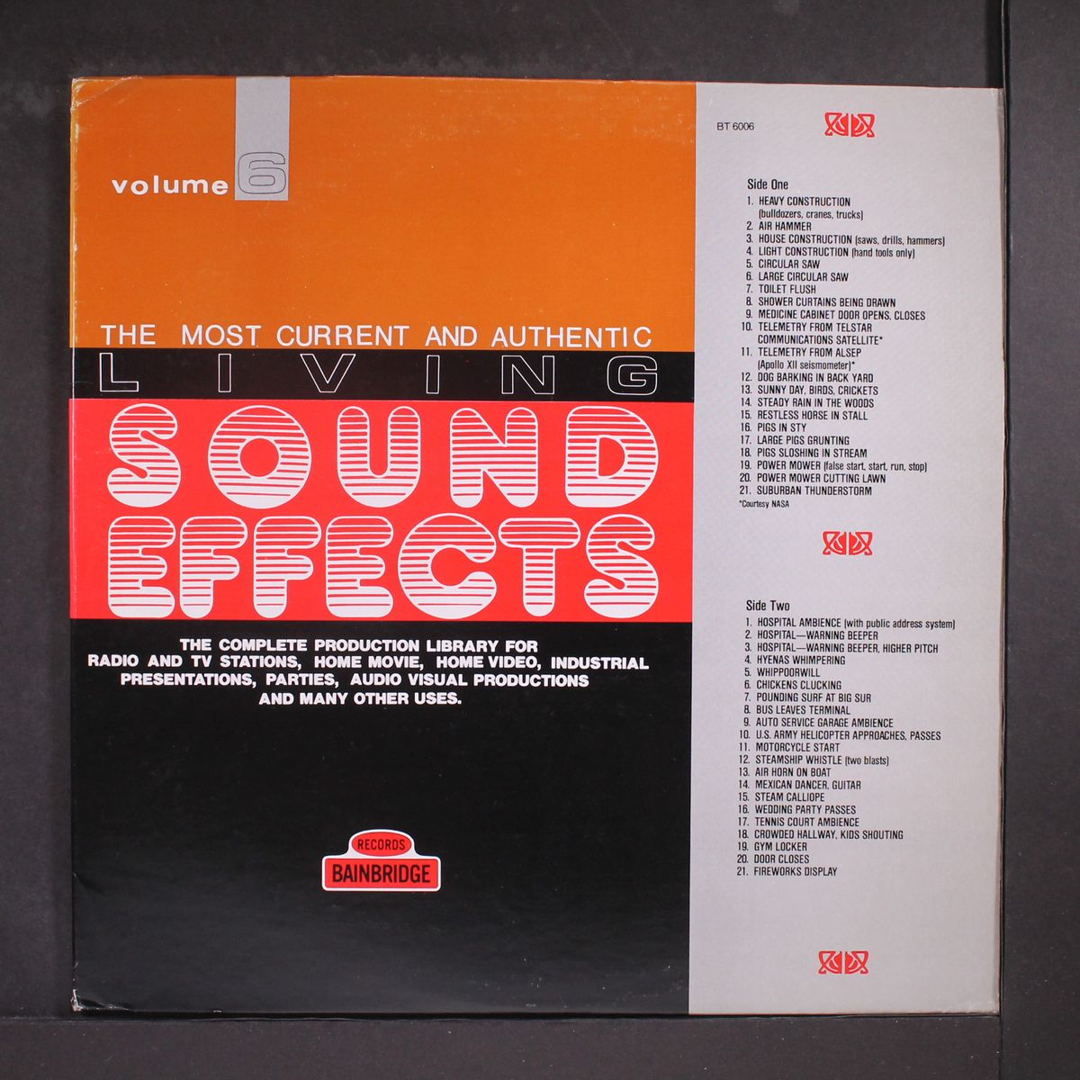 living sound effects vol. 6 by SOUND EFFECTS