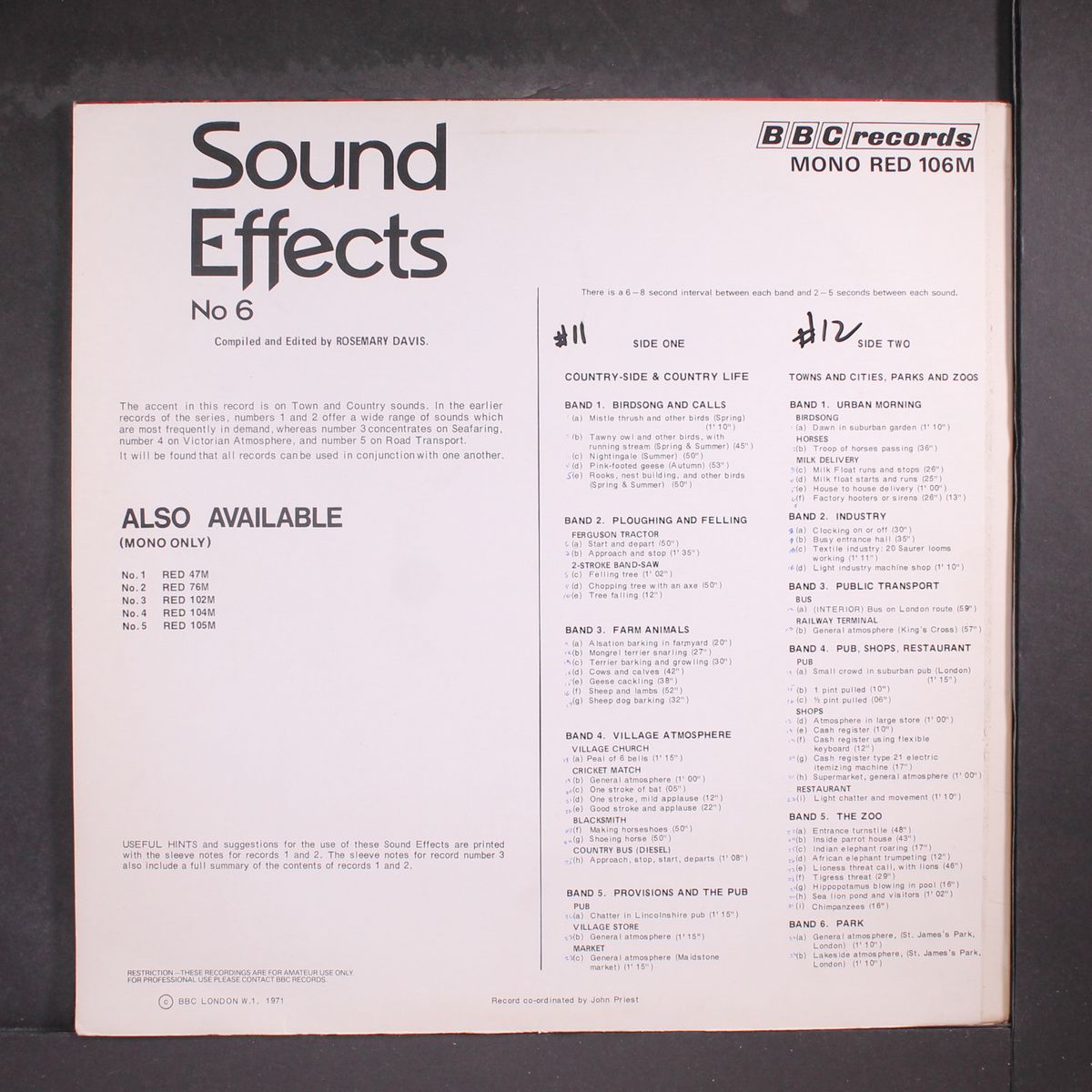 sound effects no. 6 by SOUND EFFECTS