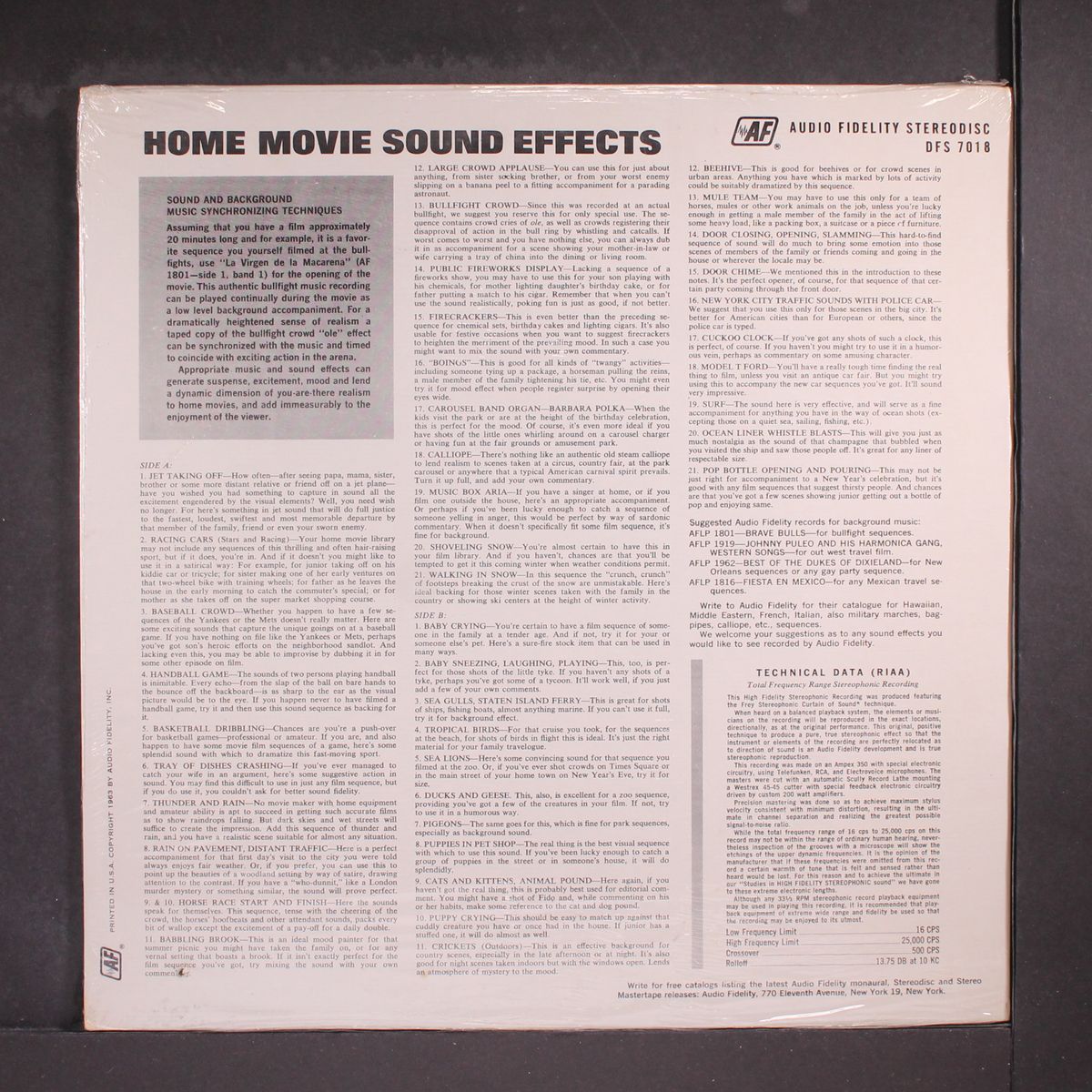 home movie sound effects by SOUND EFFECTS