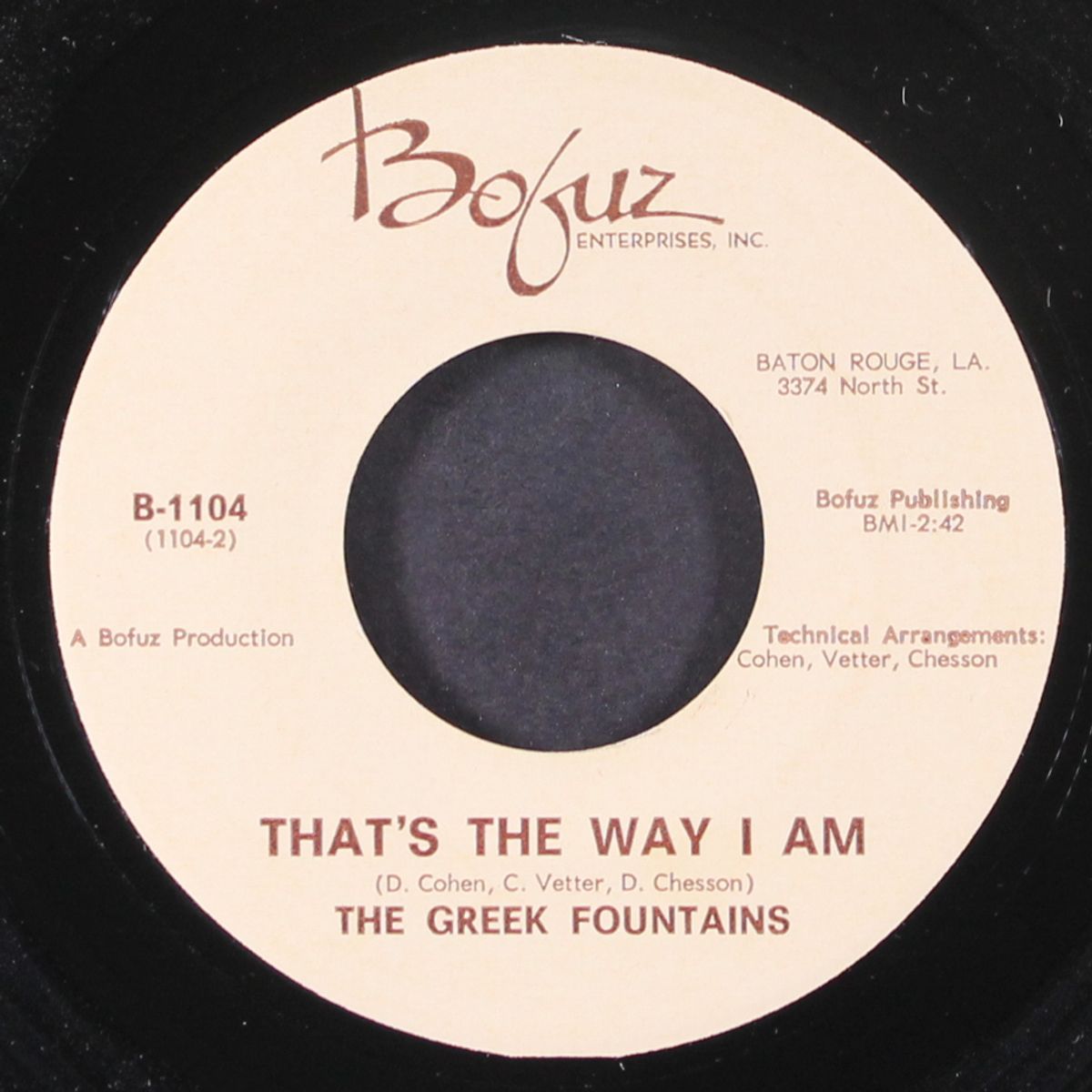 that's the way i am / well alright by GREEK FOUNTAINS