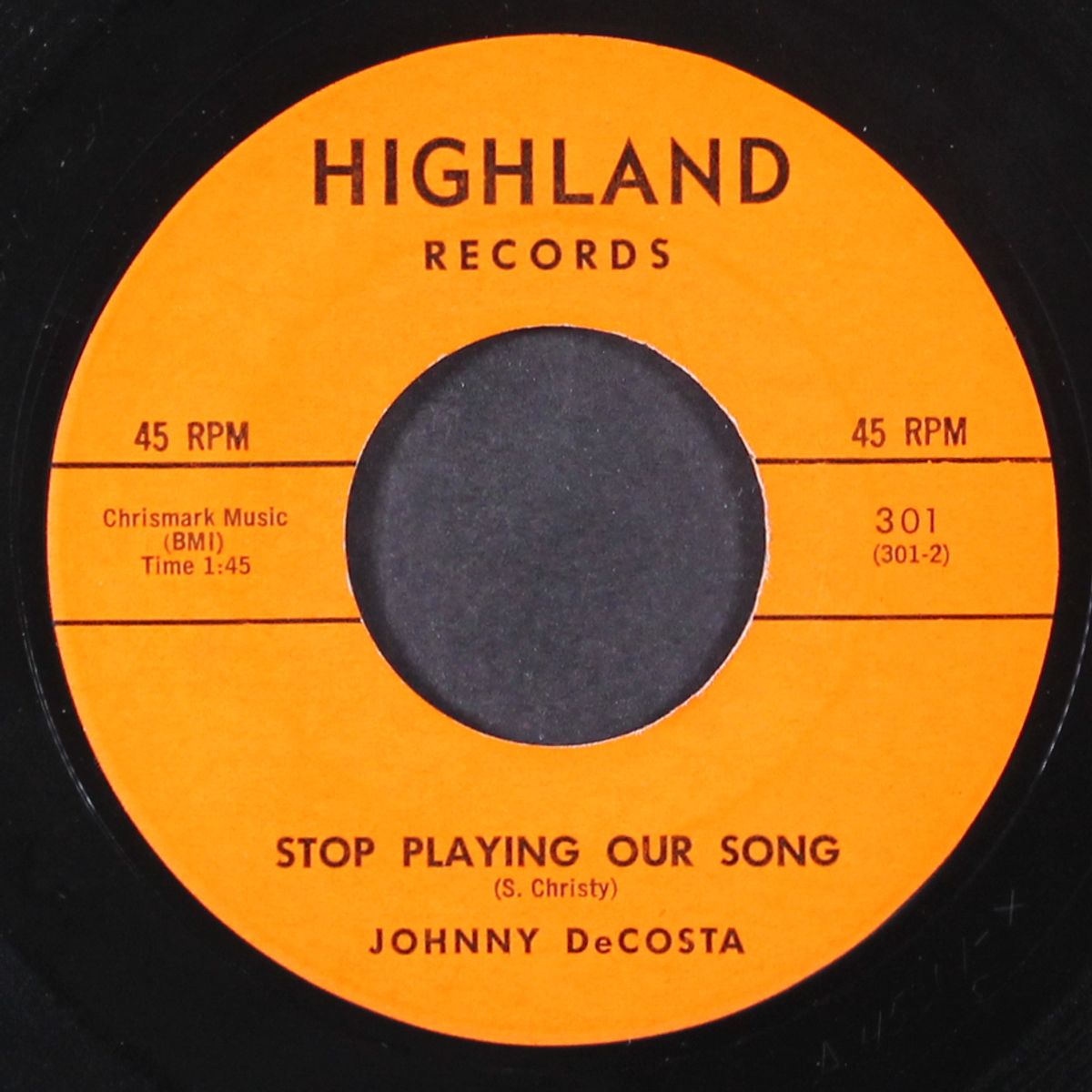 watchin', watchin', watchin' / stop playing our song by JOHNNY DECOSTA