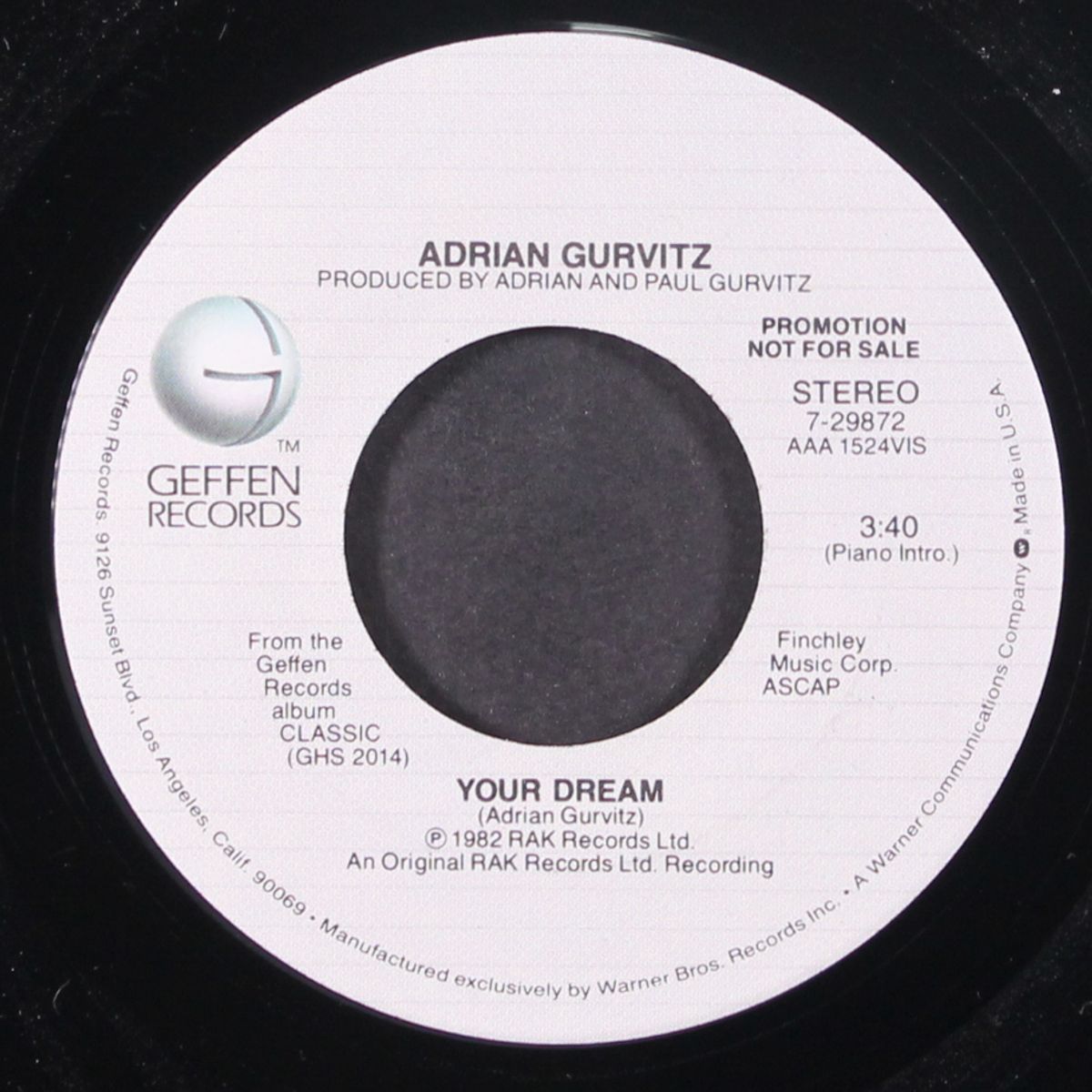 your dream / same (piano intro) by ADRIAN GURVITZ
