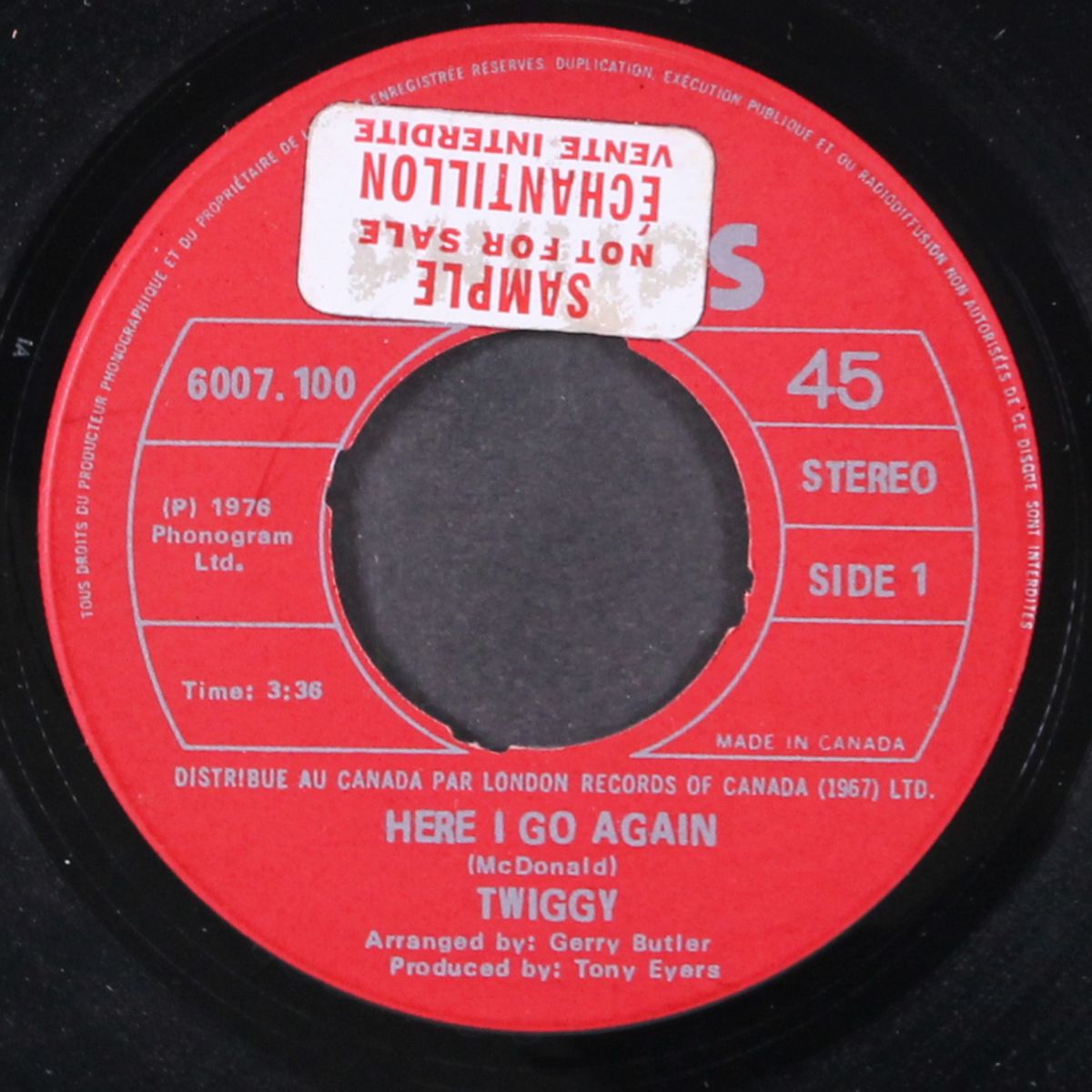 here i go again / in love together by TWIGGY