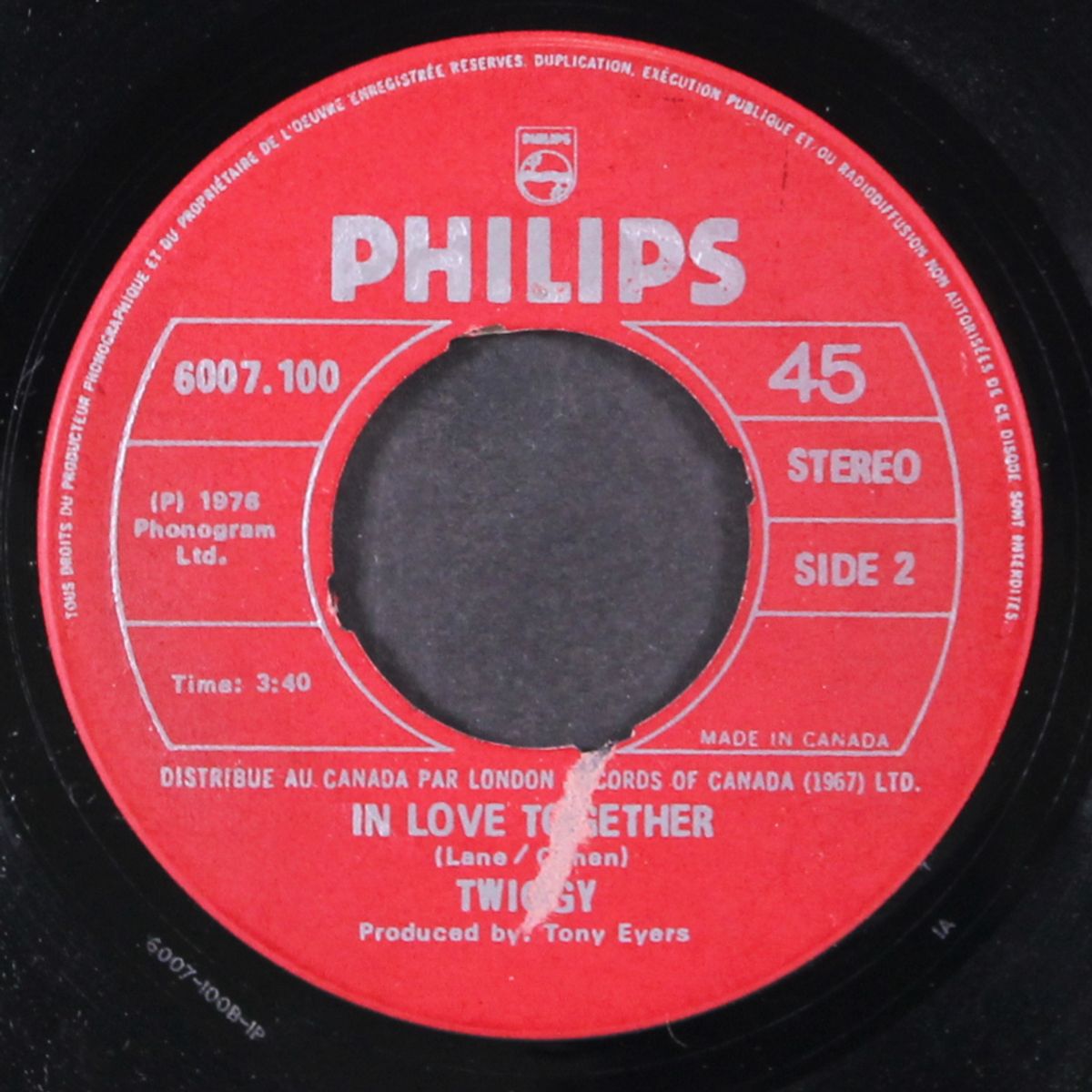 here i go again / in love together by TWIGGY