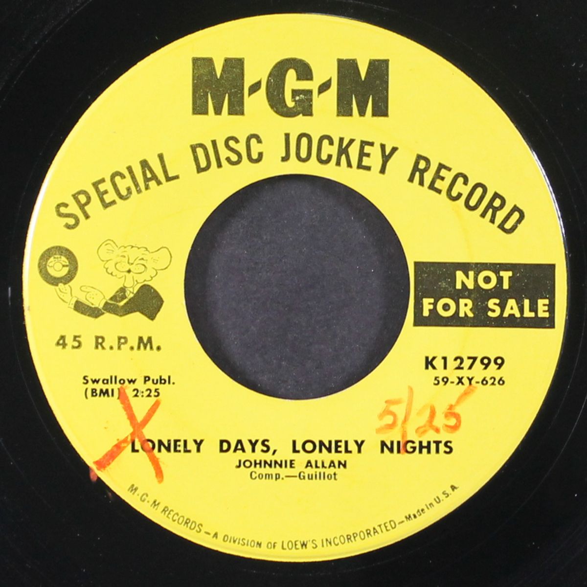 lonely days, lonely nights by JOHNNIE ALLAN